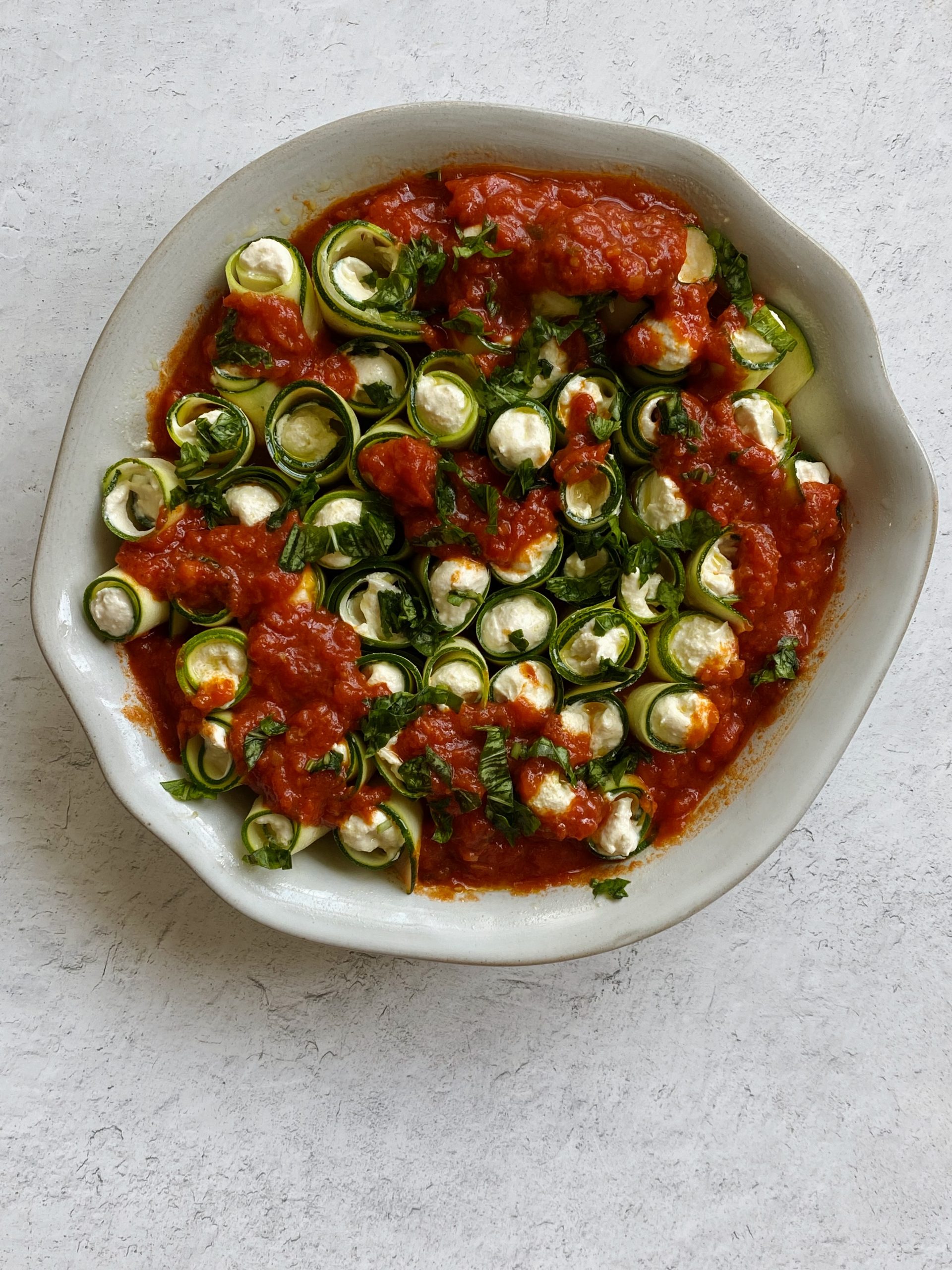 vegan zucchini rollatini