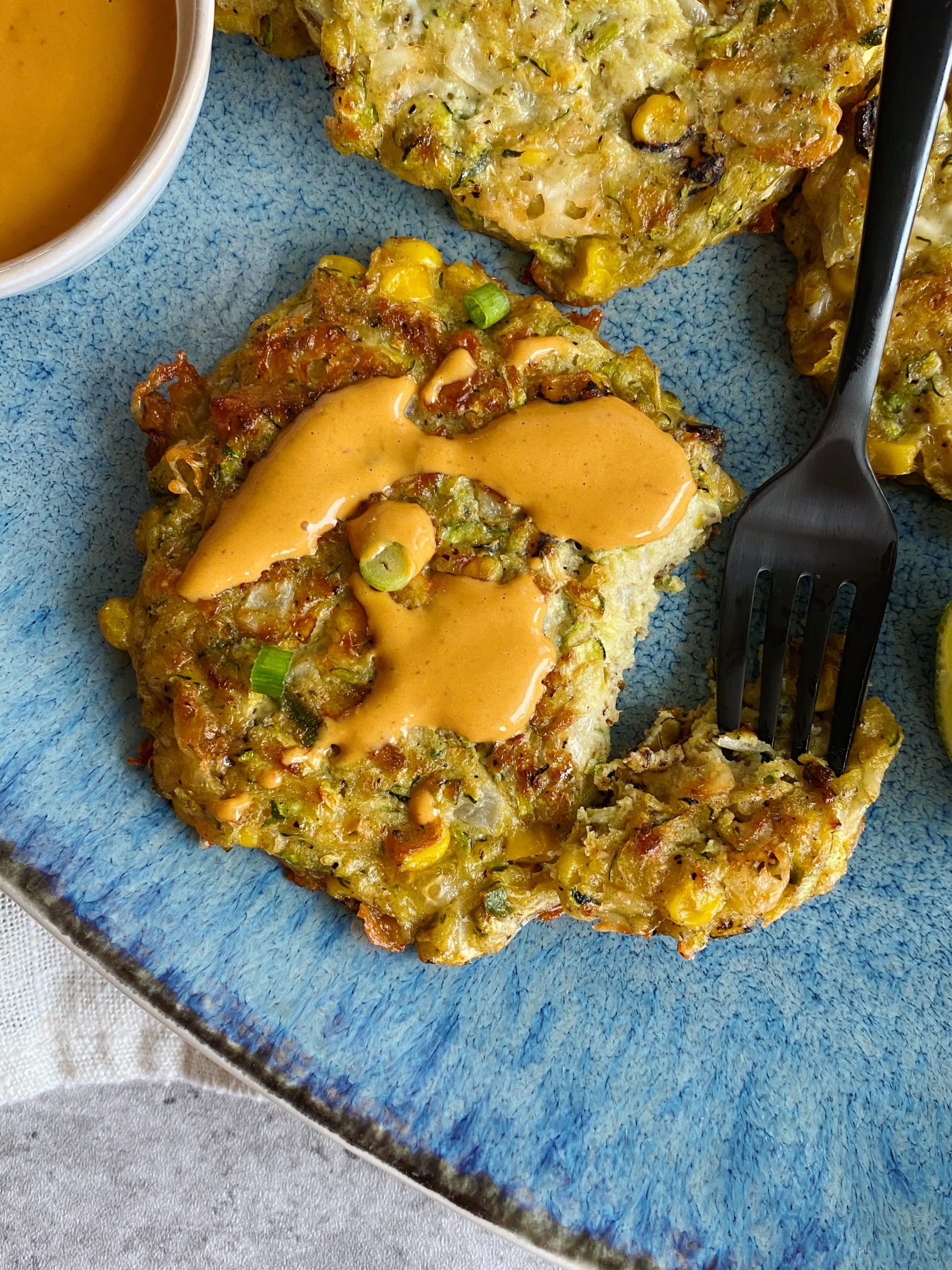 zucchini corn fritters