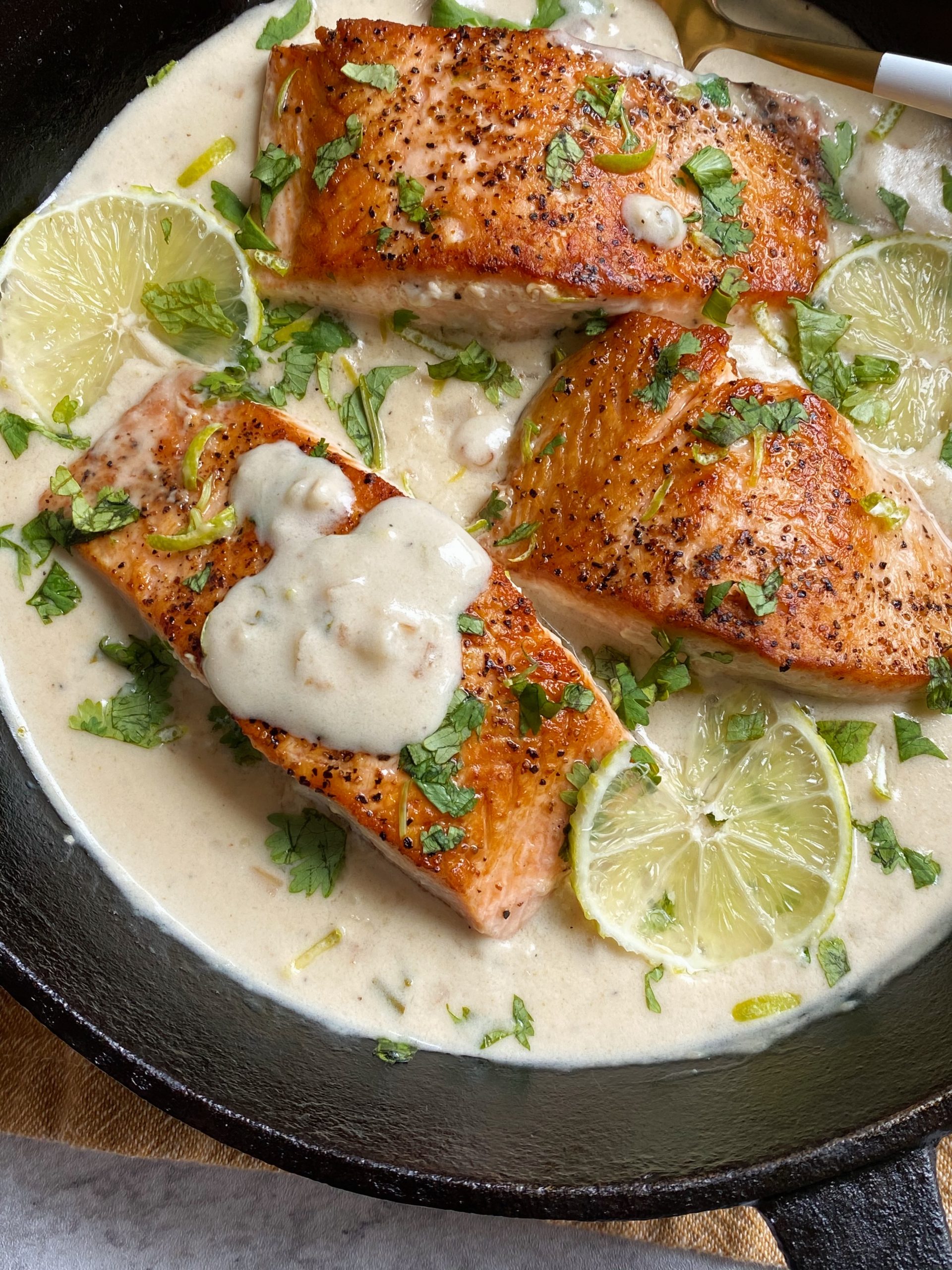 coconut lime salmon