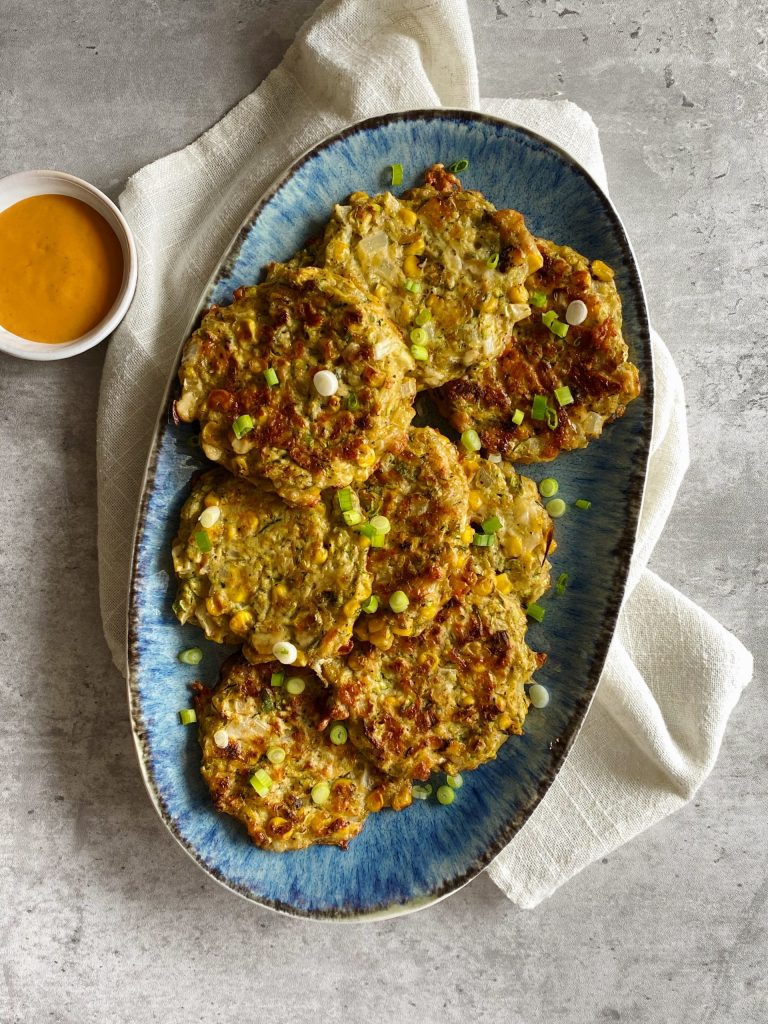 zucchini corn fritters