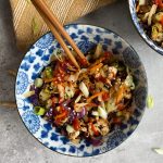 Tofu Egg Roll in a Bowl