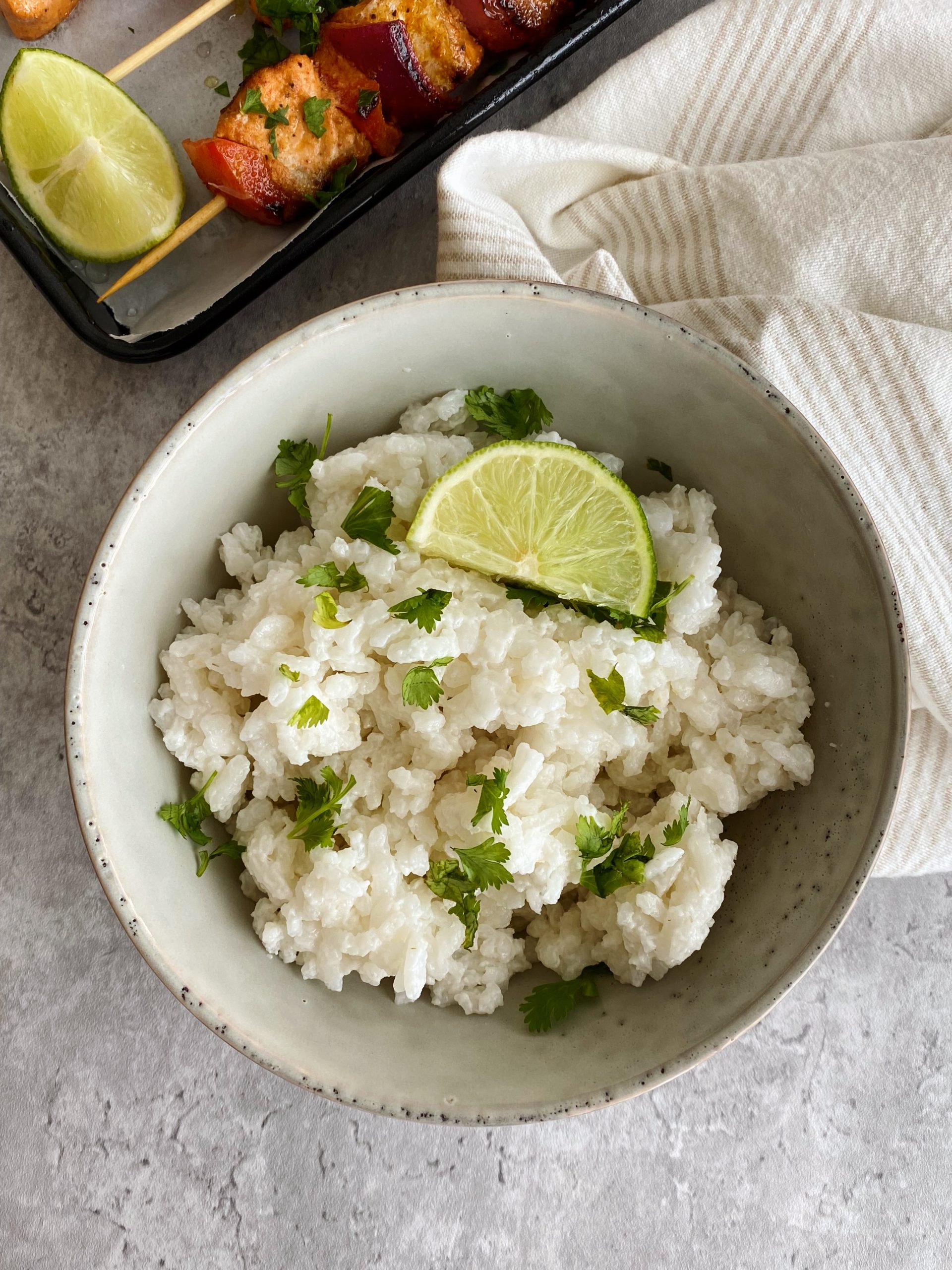 creamy coconut rice