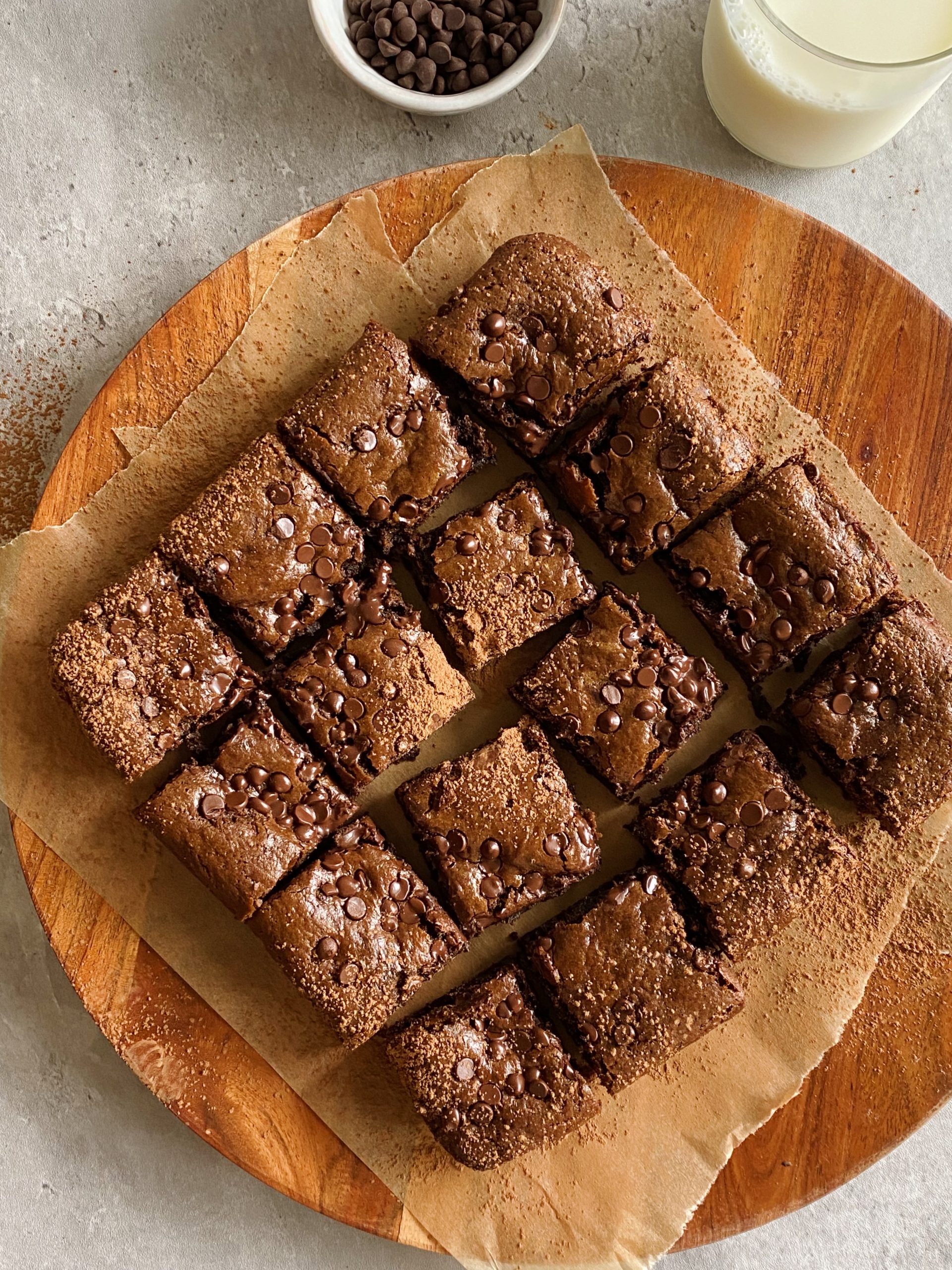 gluten-free tahini brownies 
