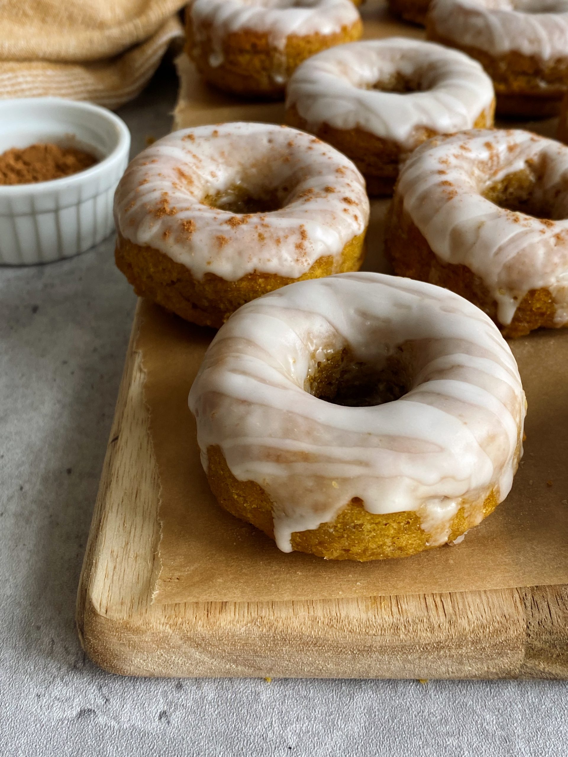 pumpkin cake donuts