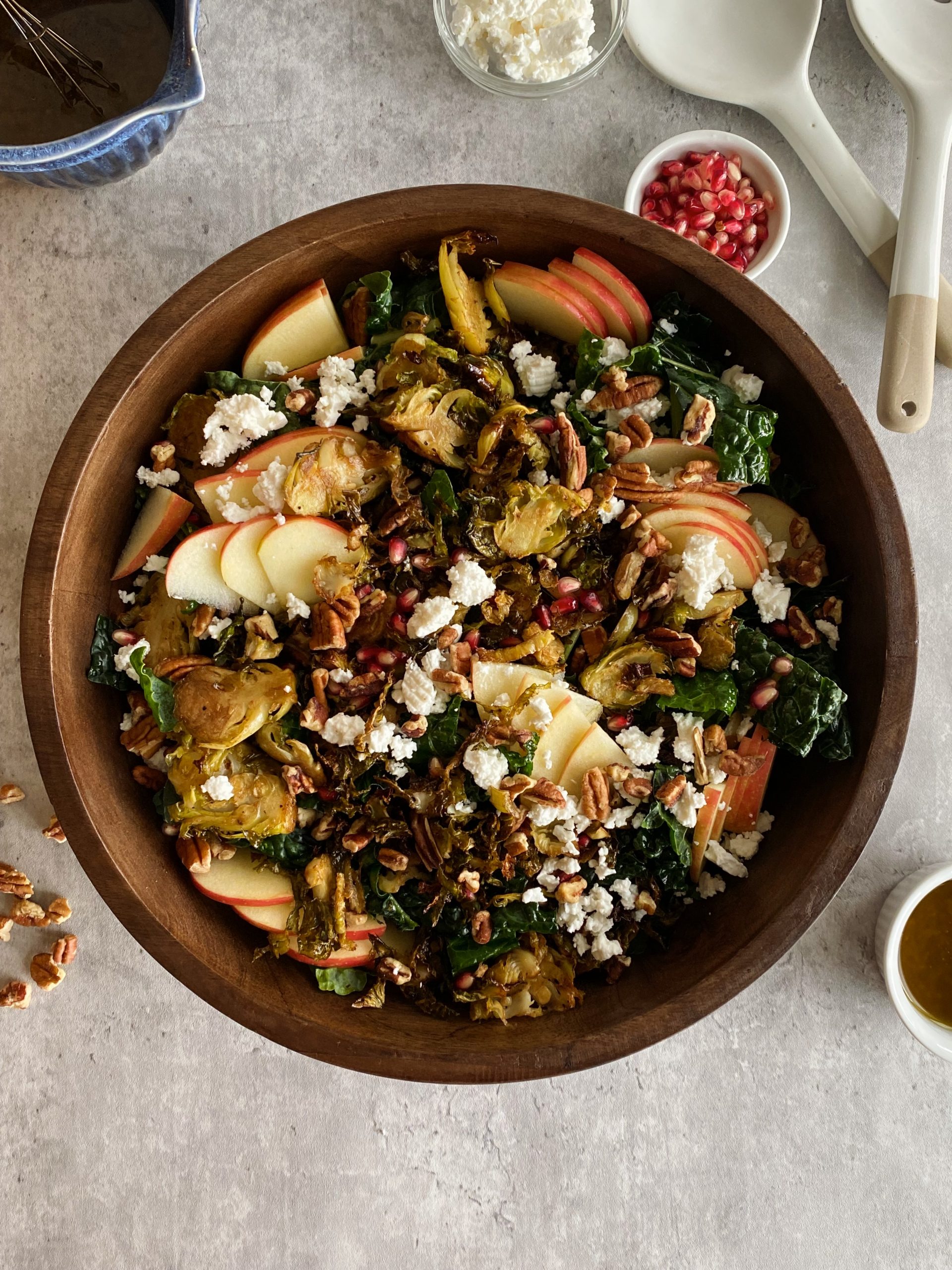 Fall Harvest Kale Salad
