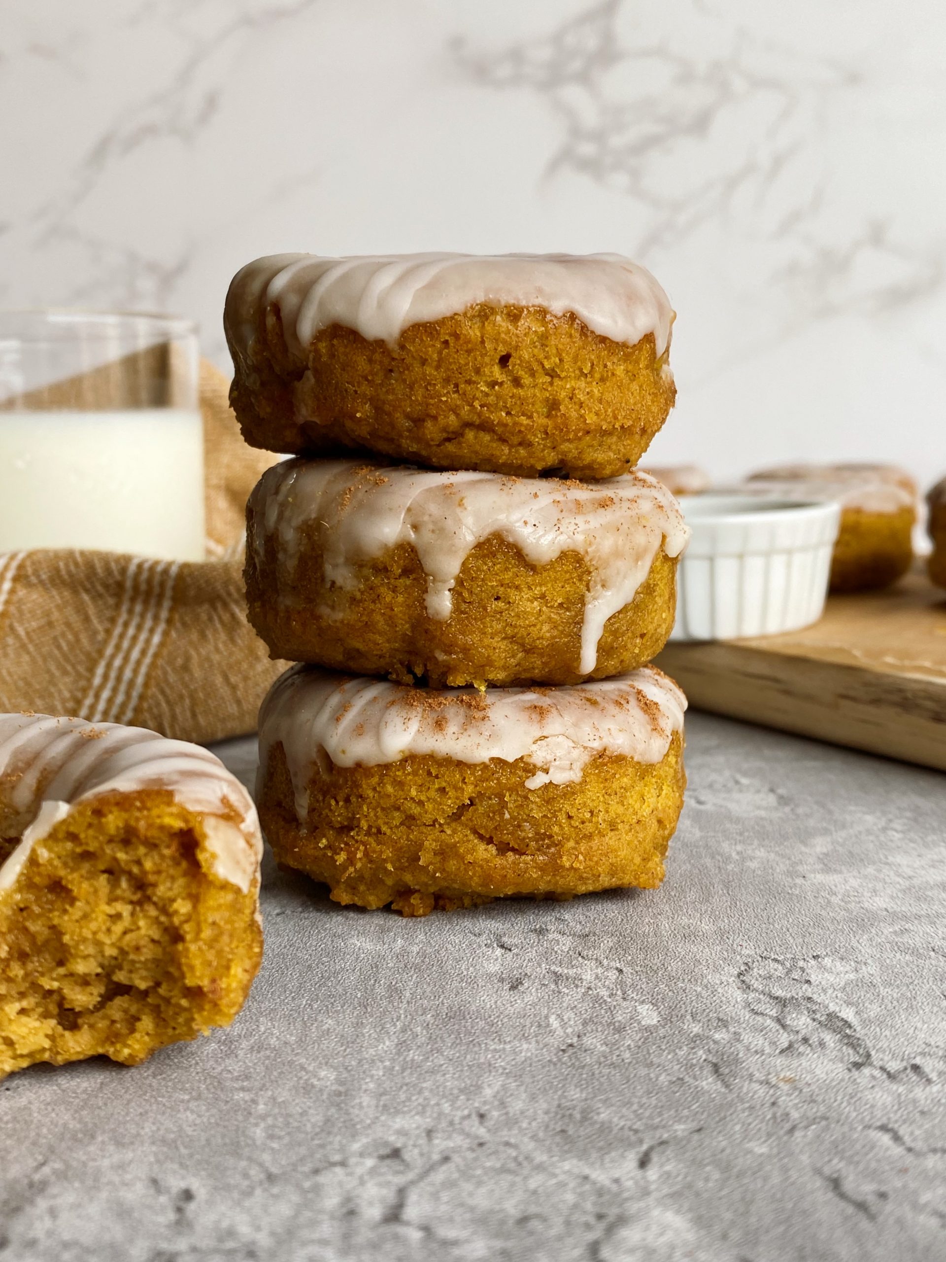 gluten-free pumpkin cake donuts