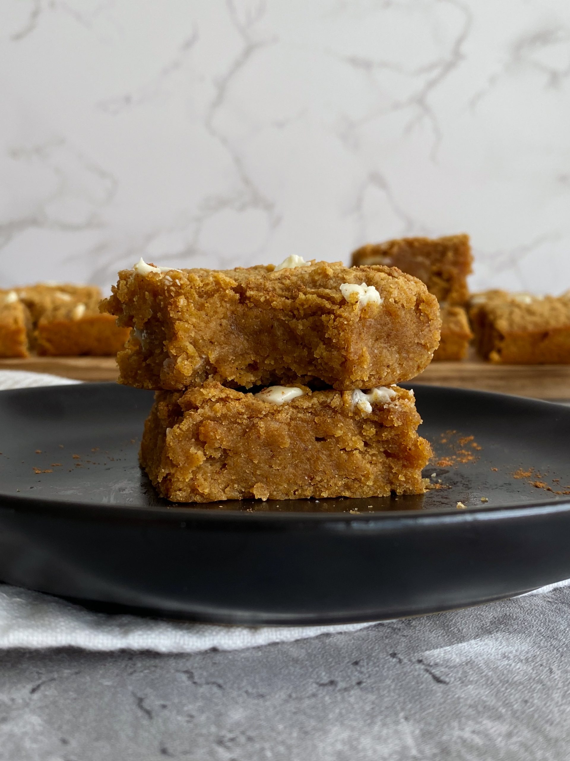 Gluten-free Pumpkin Blondies