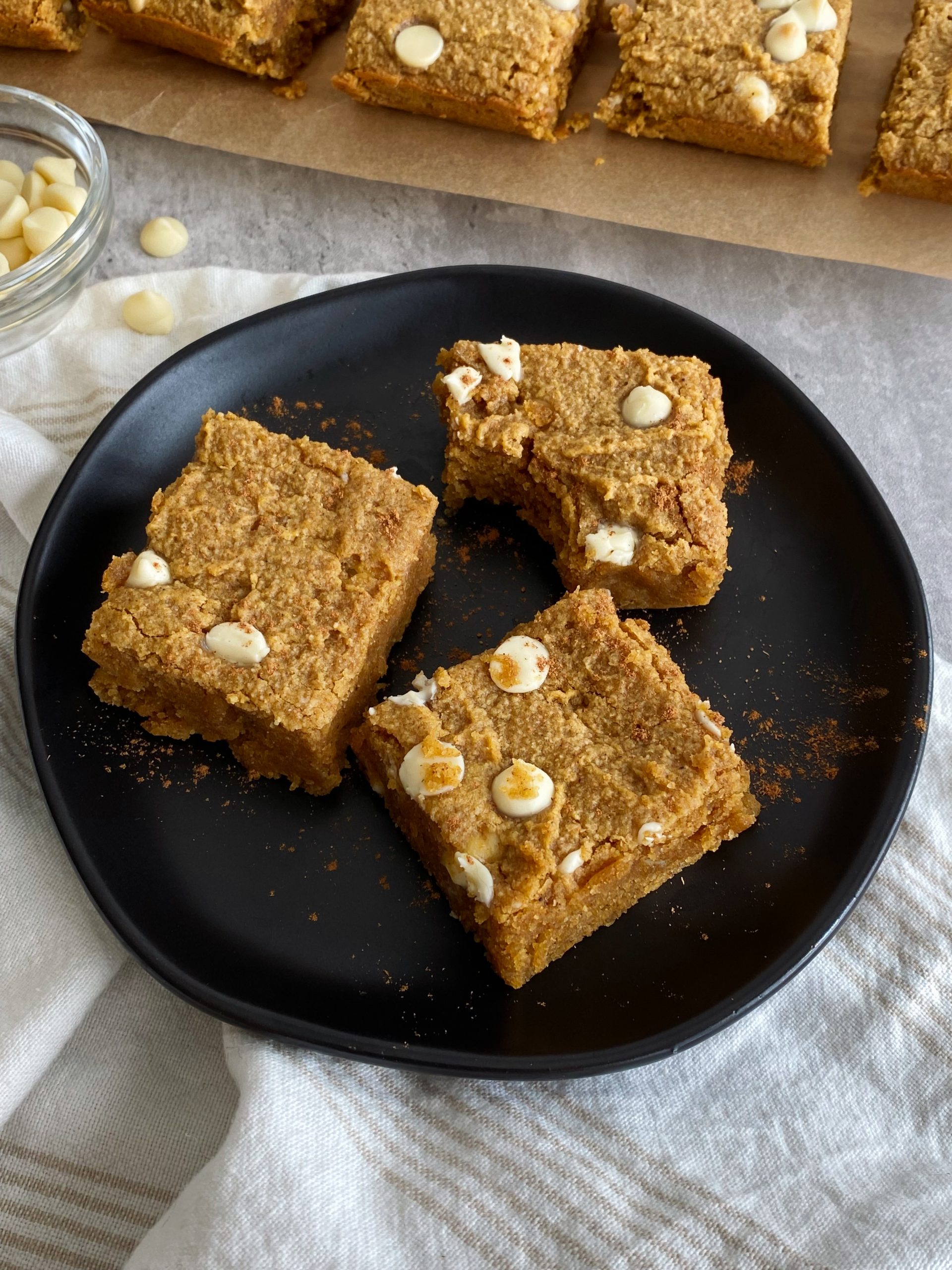 Gluten-free Pumpkin Blondies