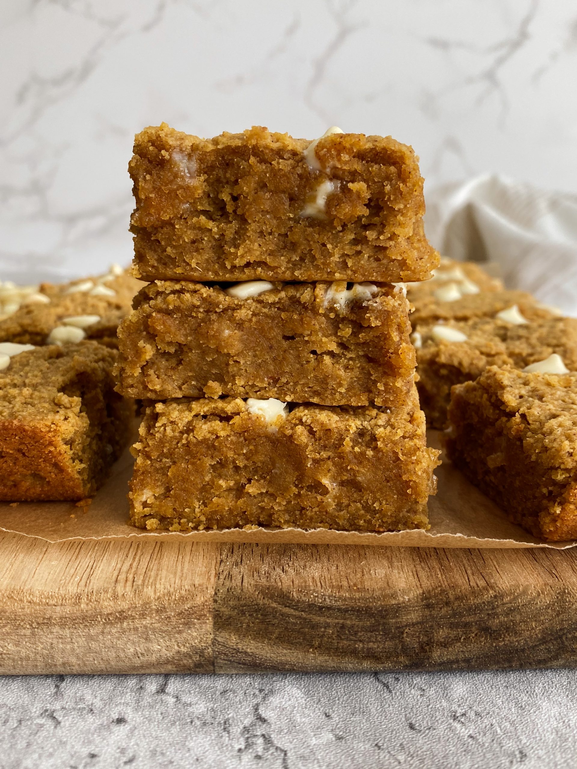 Gluten-free Pumpkin Blondies