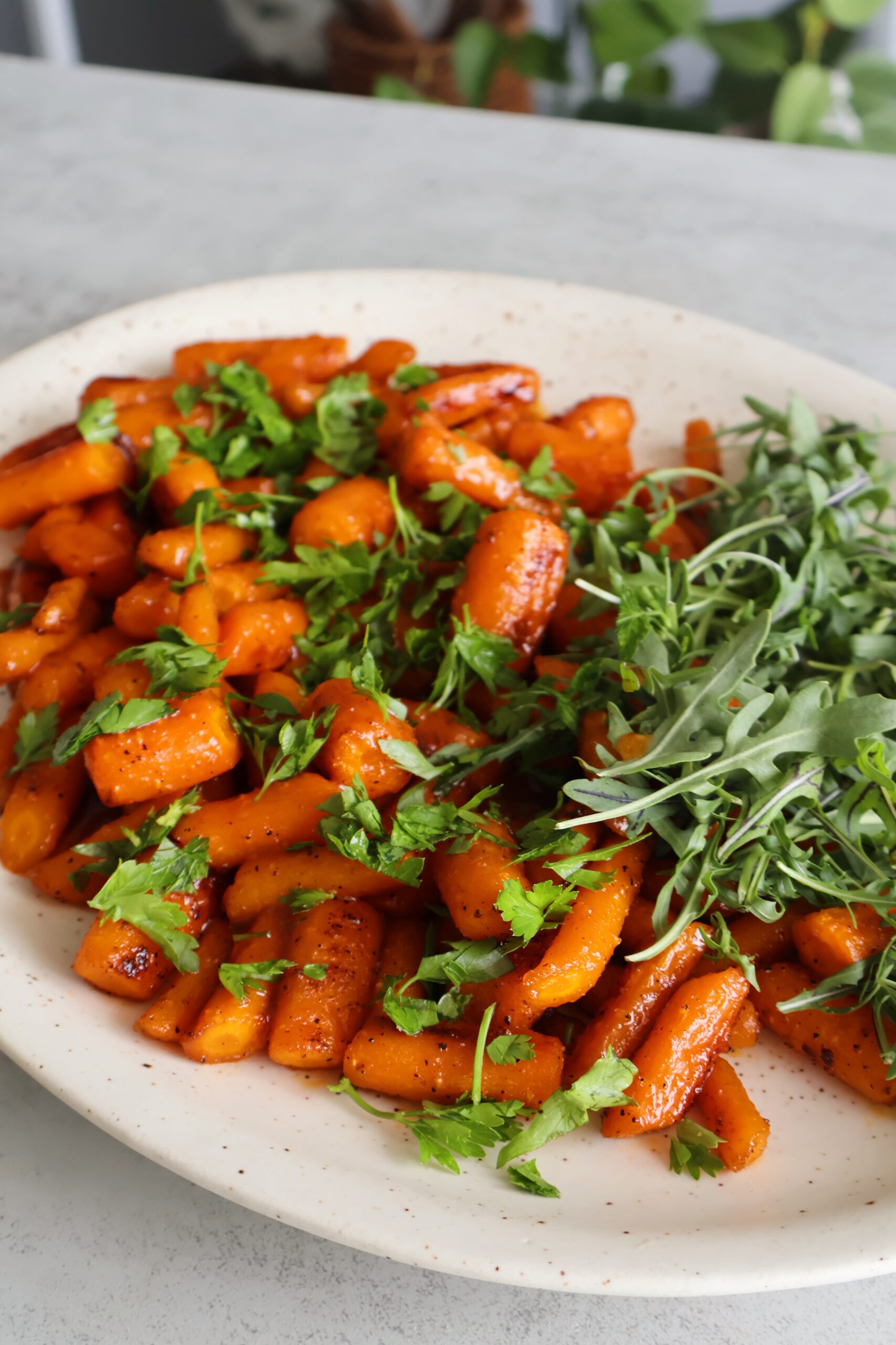 honey sriracha carrots