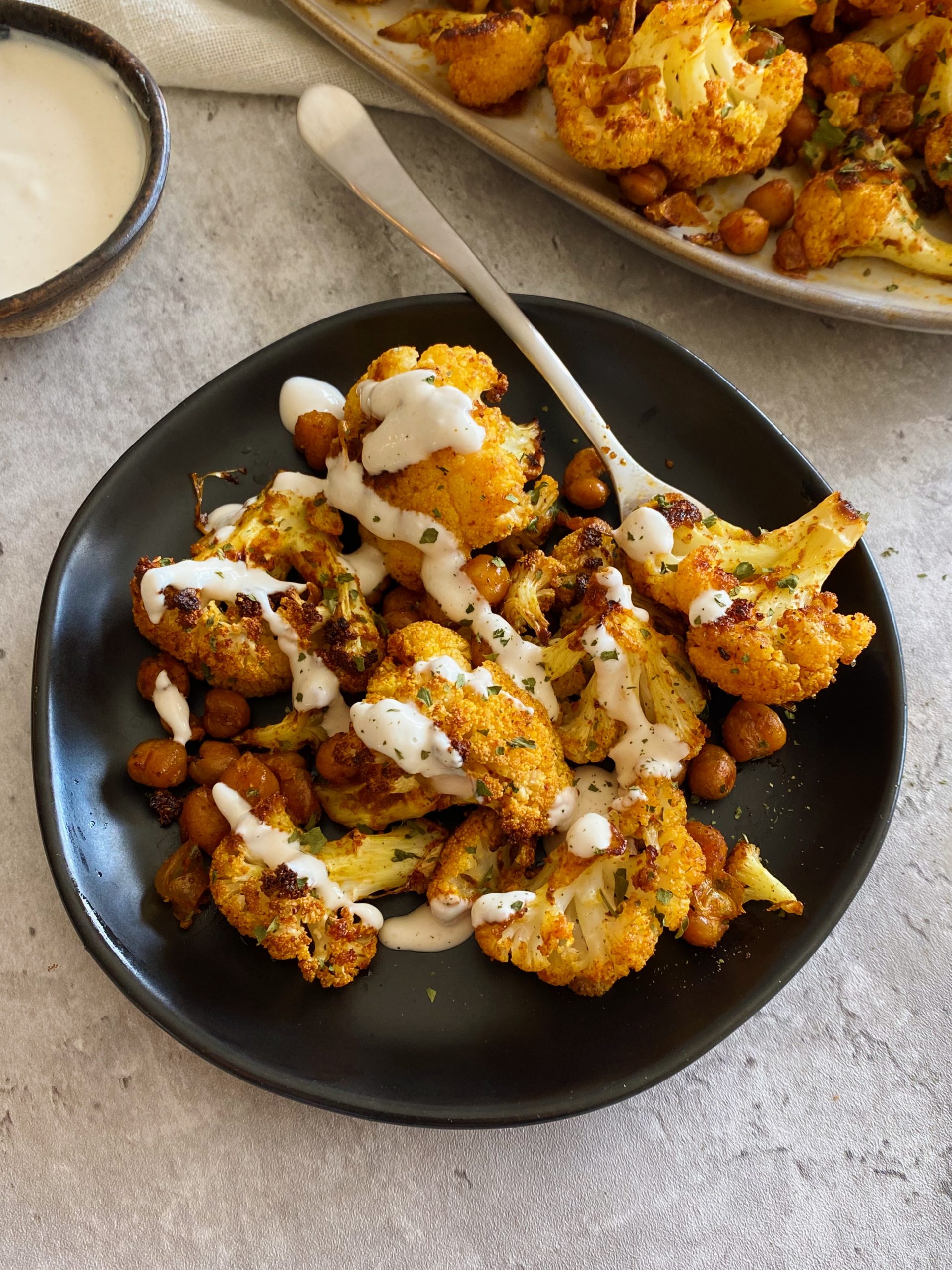 moroccan spiced cauliflower