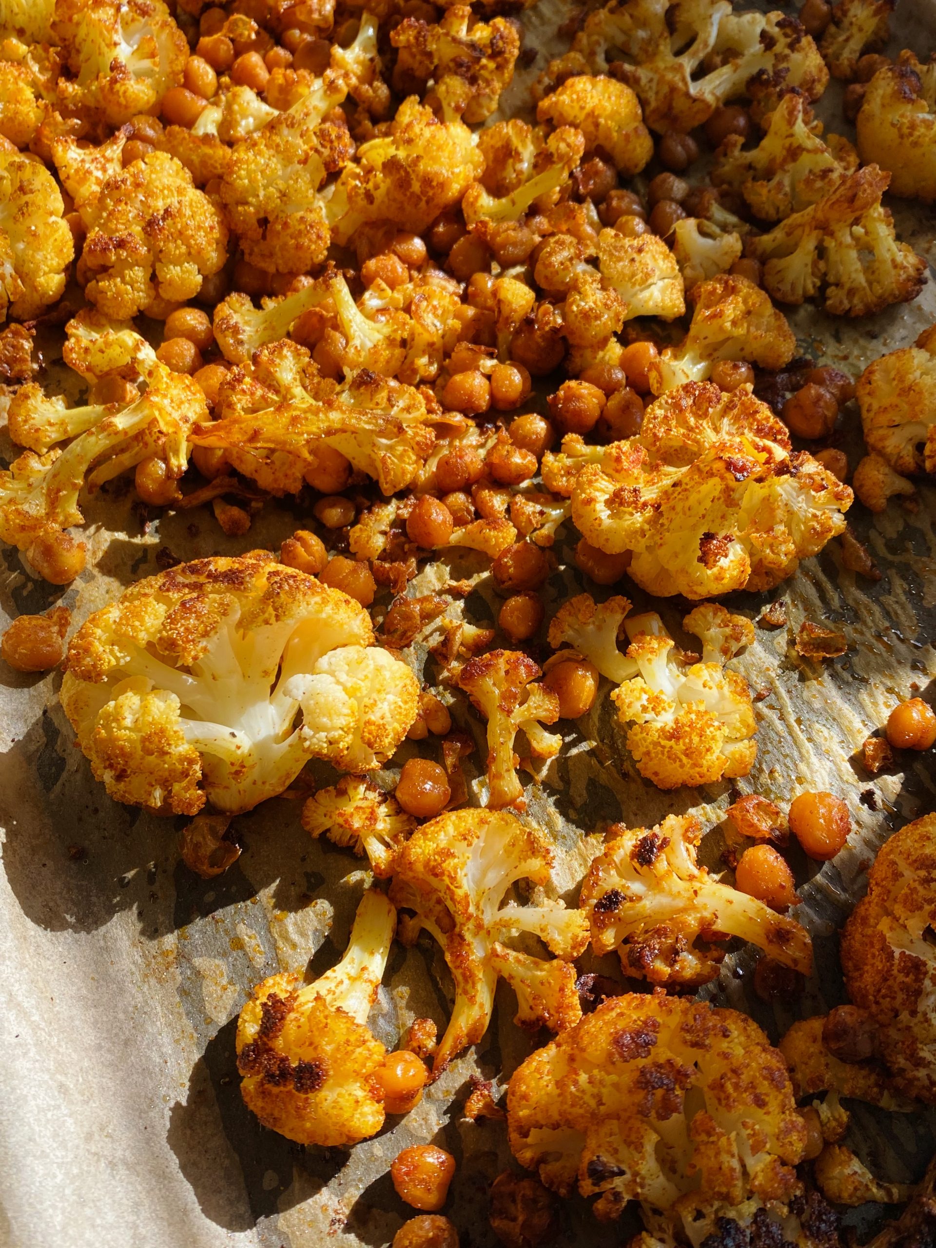 moroccan spiced cauliflower
