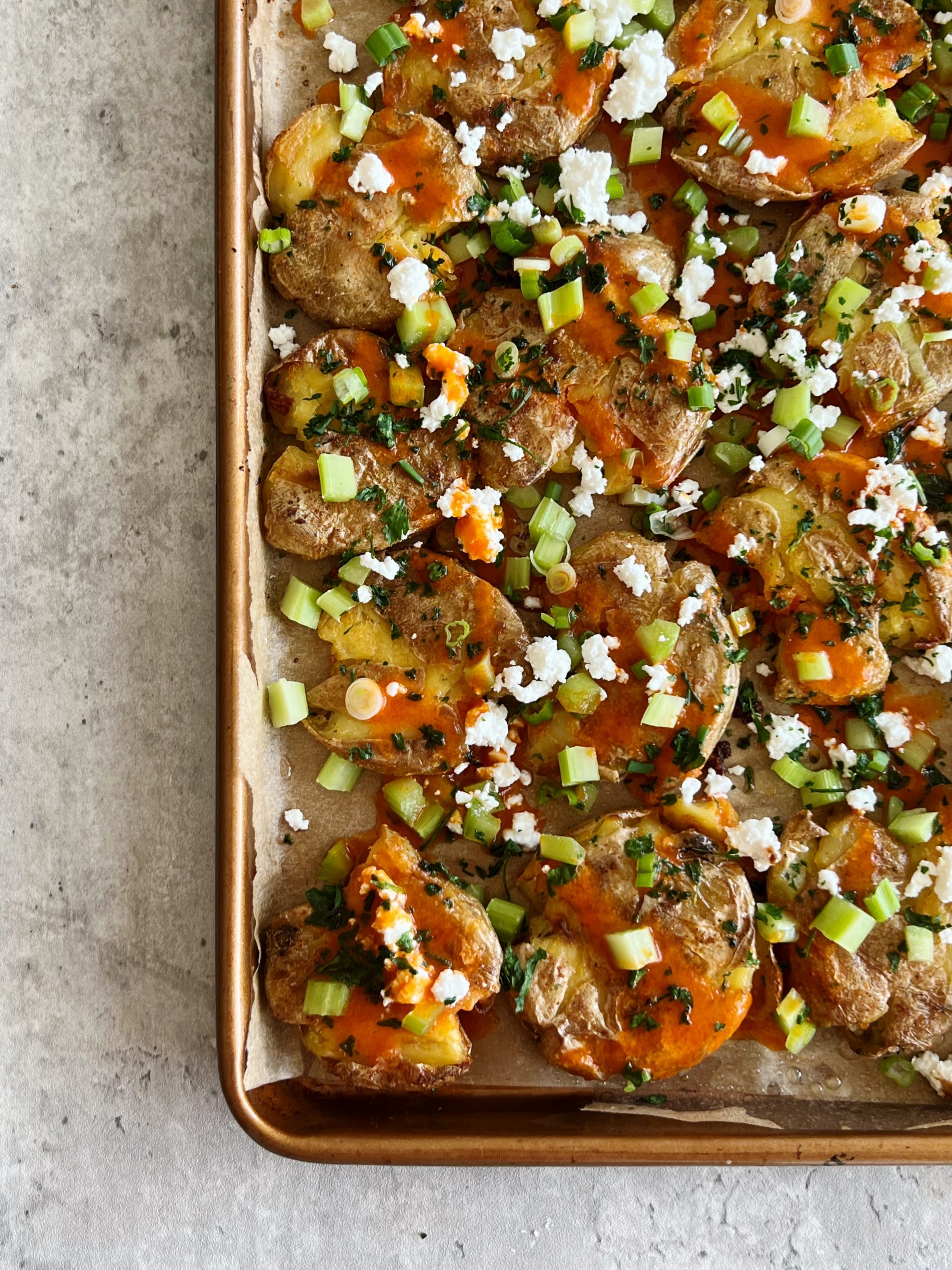 buffalo smashed potatoes 