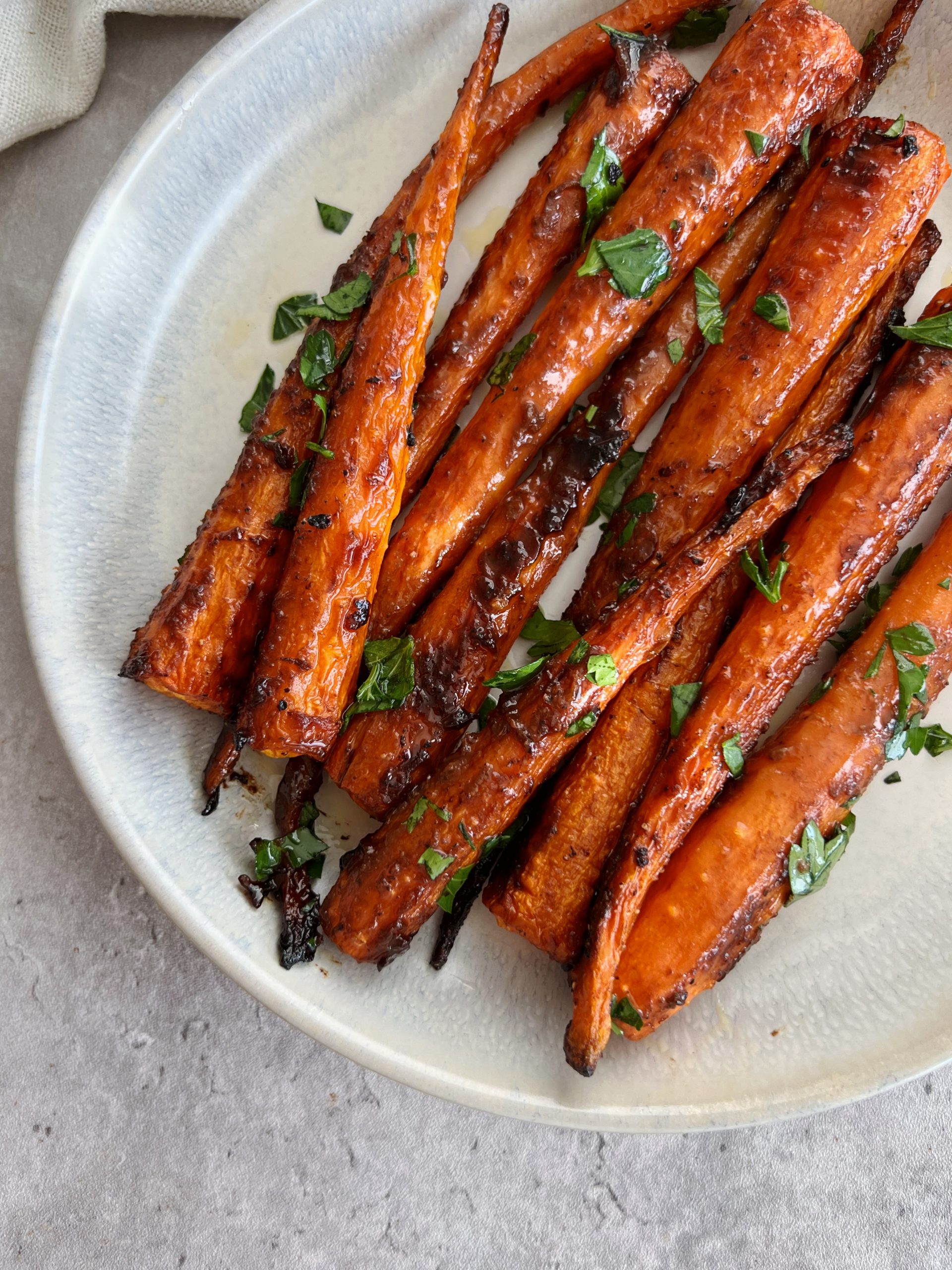 miso balsamic carrots