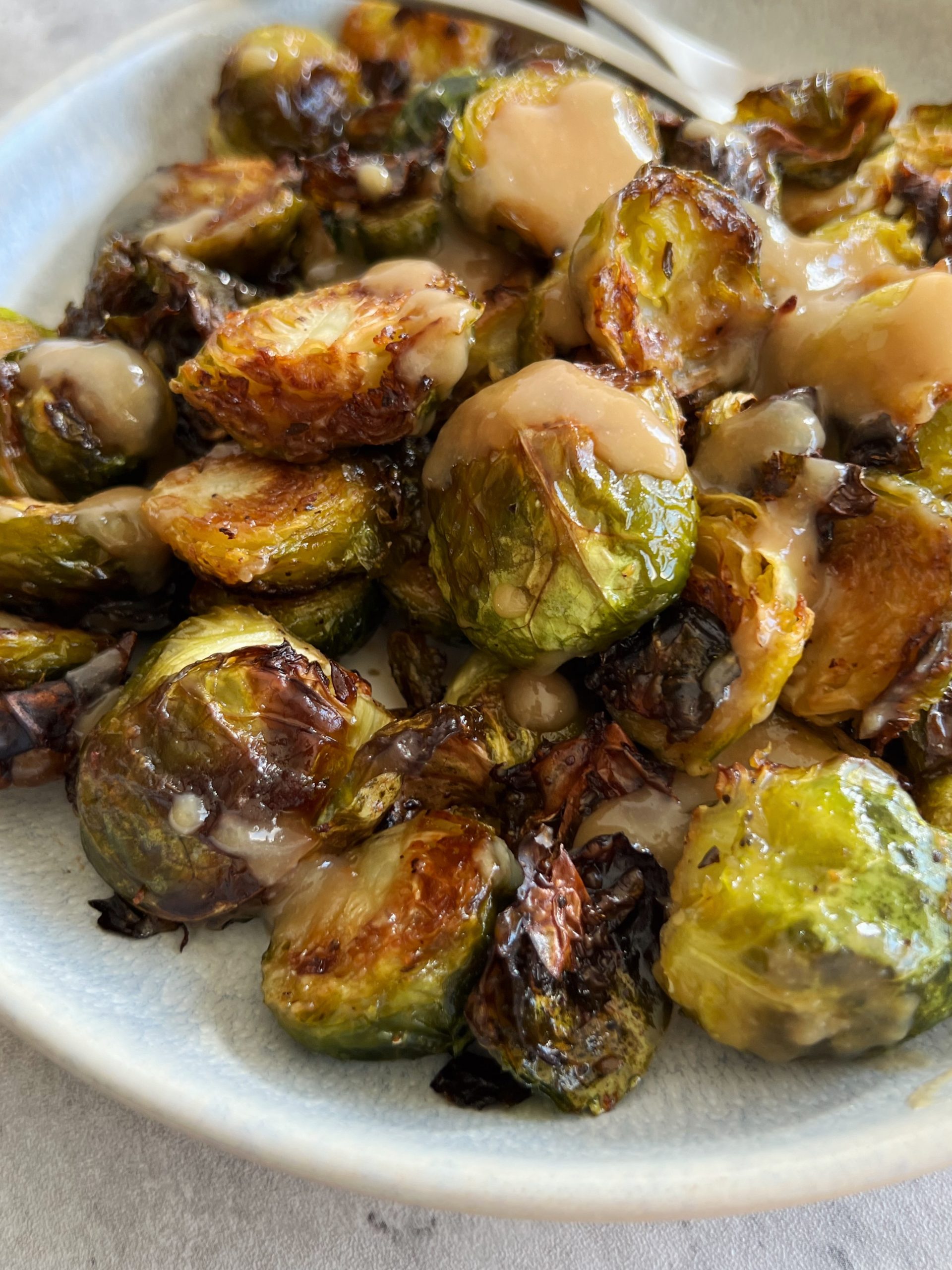 miso roasted brussels sprouts