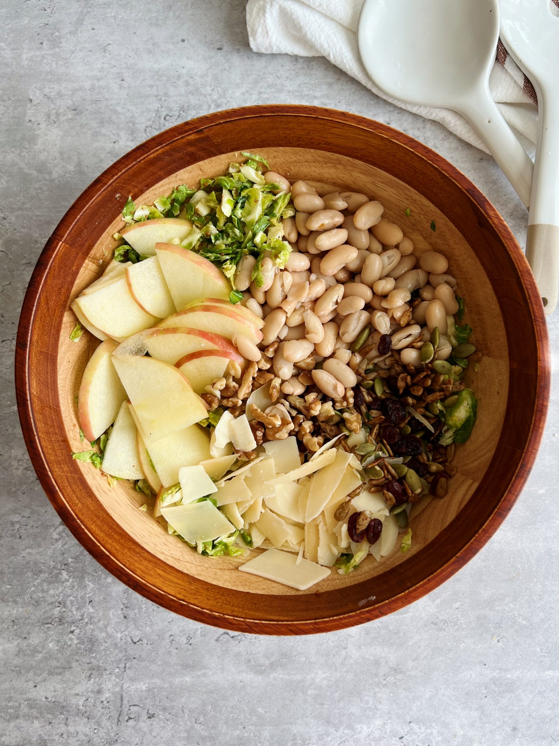 Shaved Brussels Sprouts Salad 