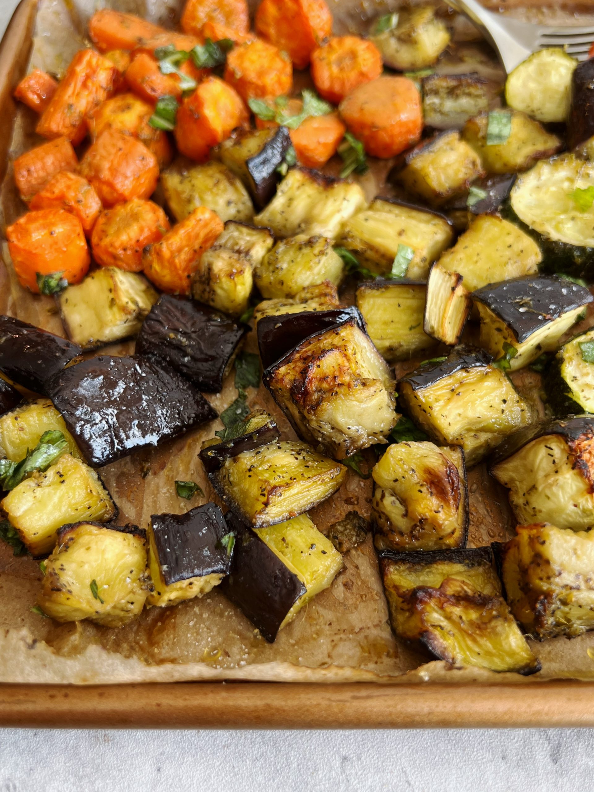 pesto roasted vegetables