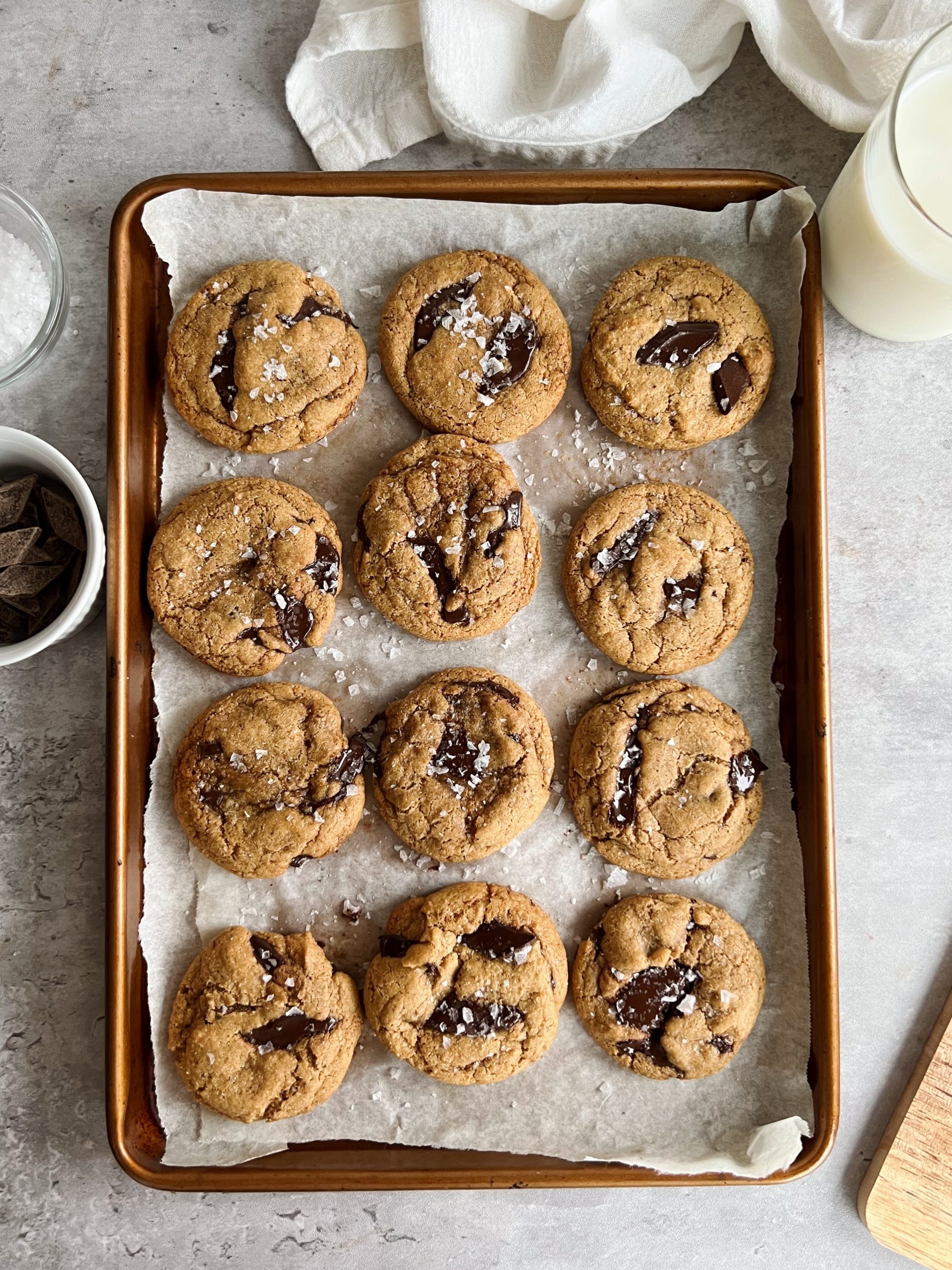 Gluten-free Brown Butter Chocolate Chip Cookies 