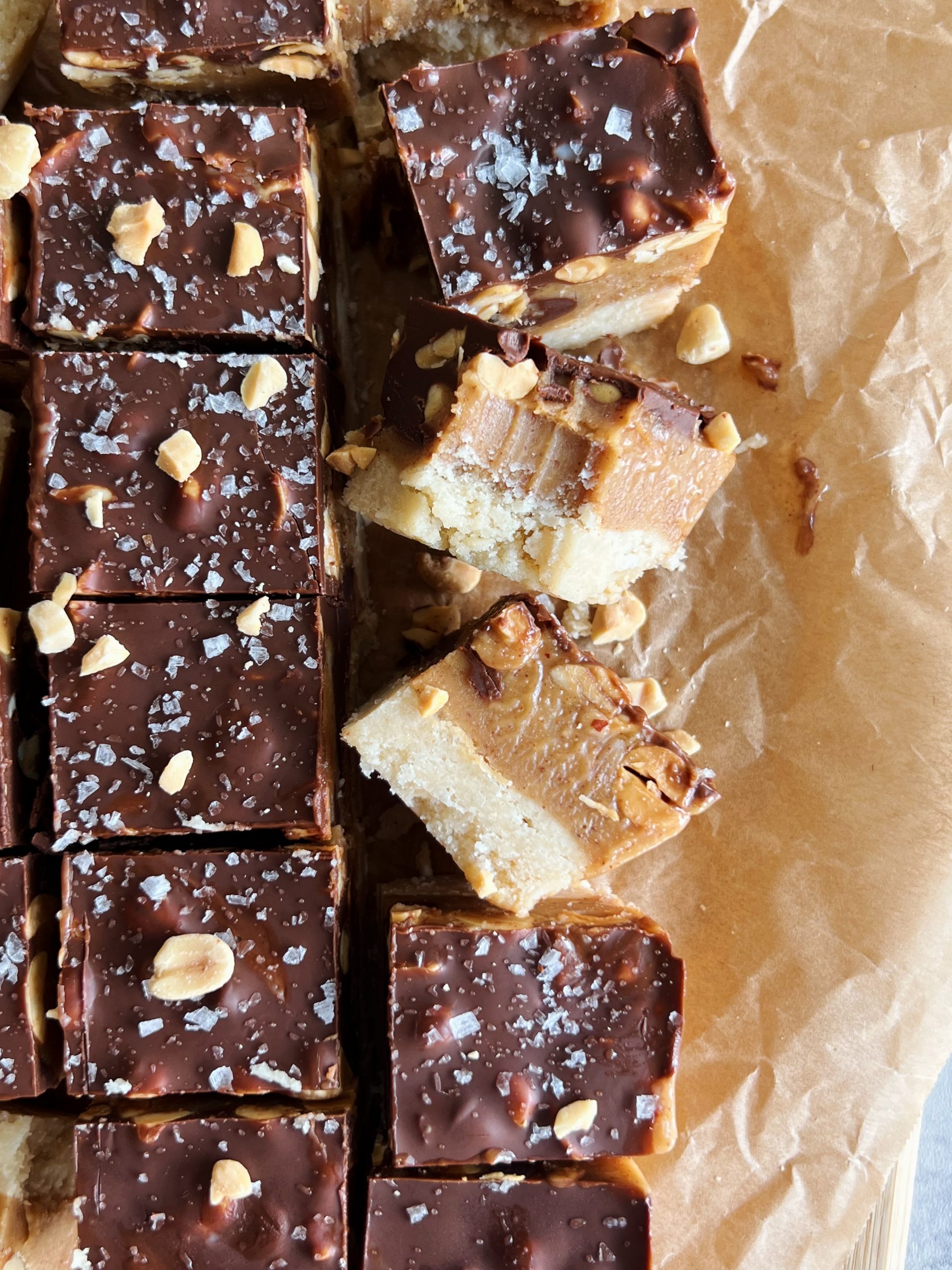 peanut butter shortbread bars