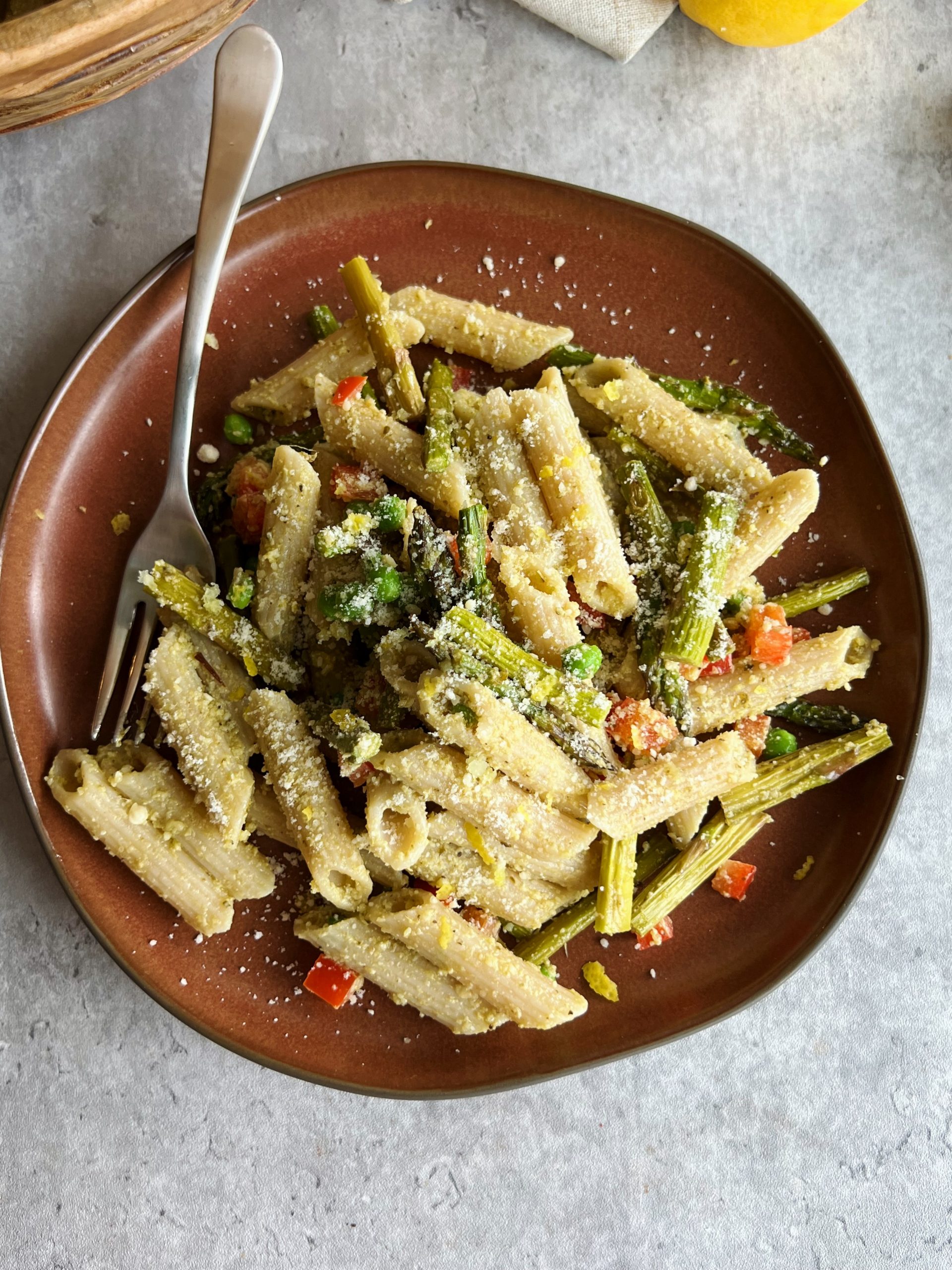Roasted Asparagus Pasta Salad