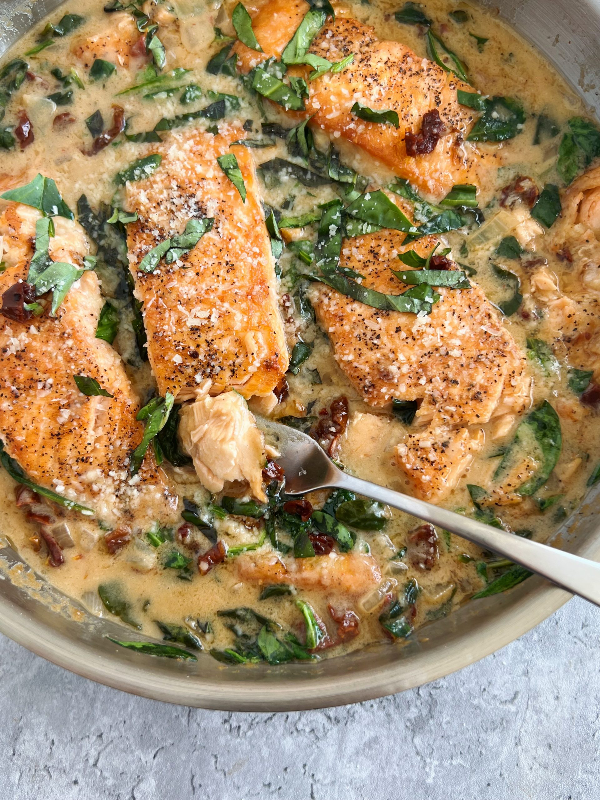 Creamy Tuscan Salmon