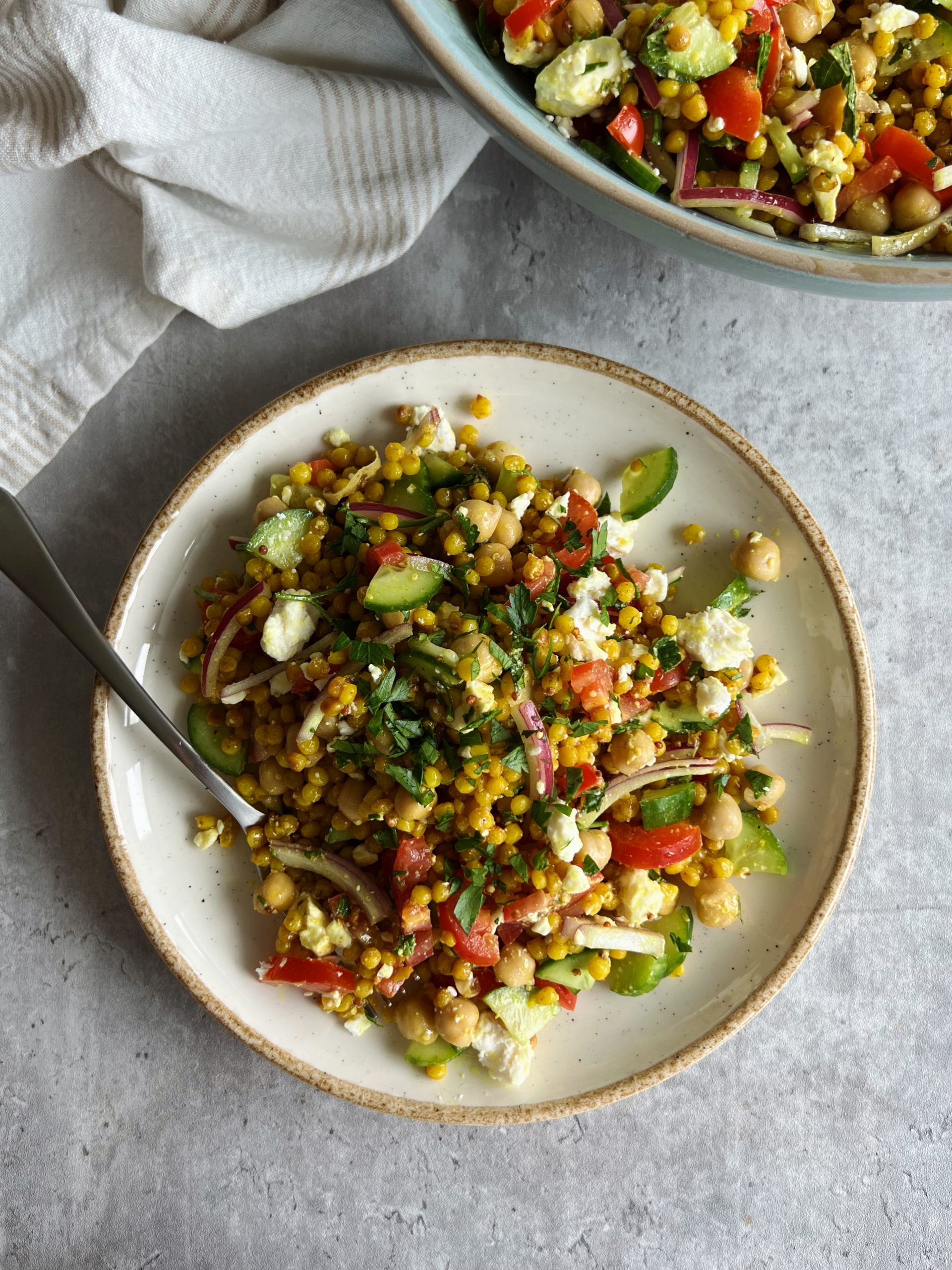 pearl couscous salad
