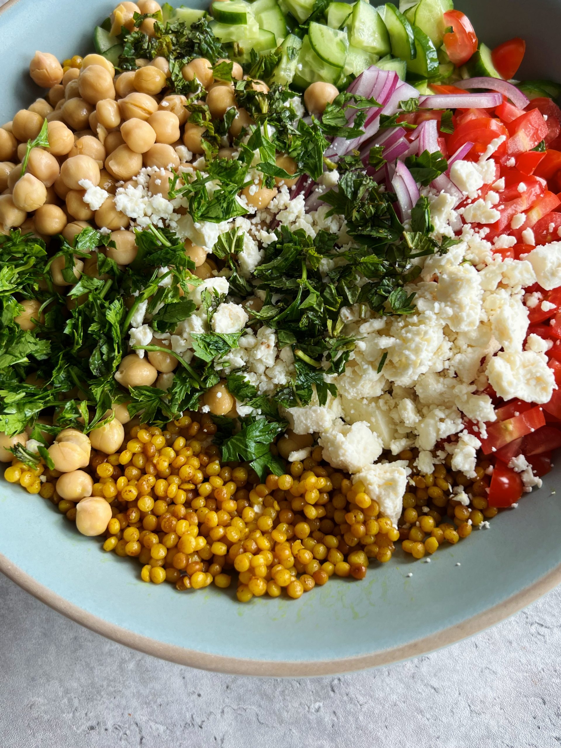 pearl couscous salad
