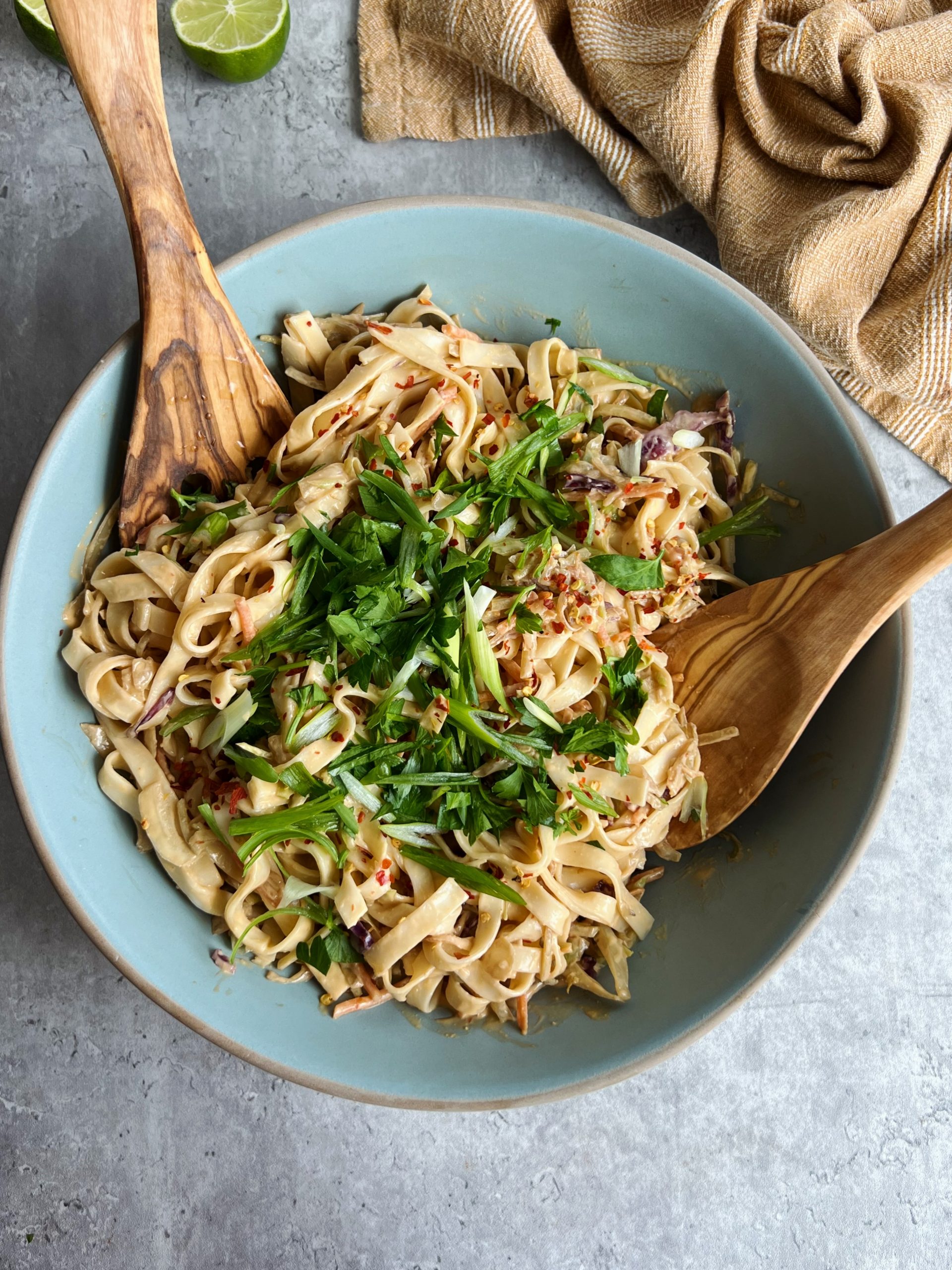 spicy tahini noodles
