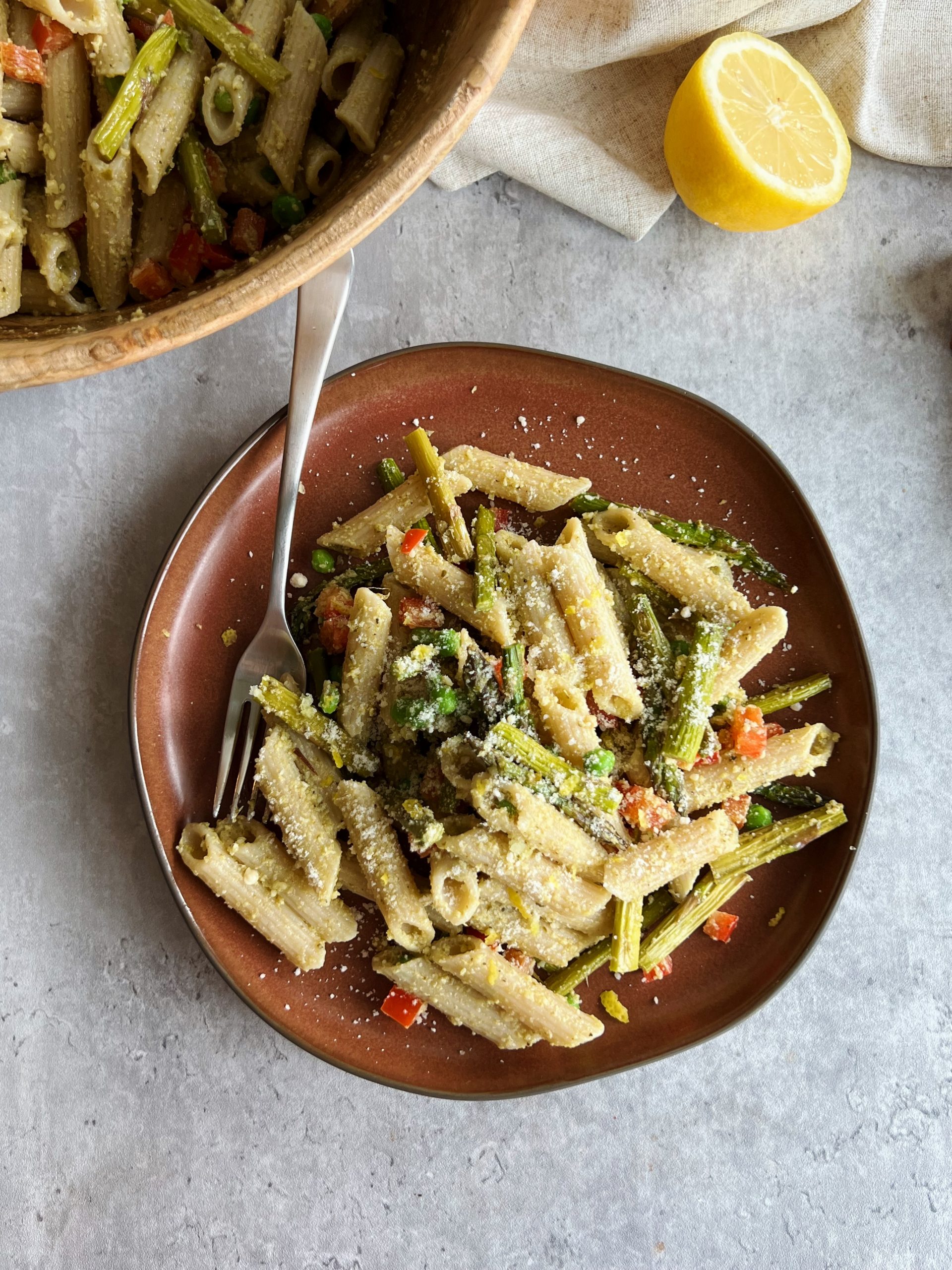 Roasted Asparagus Pasta Salad