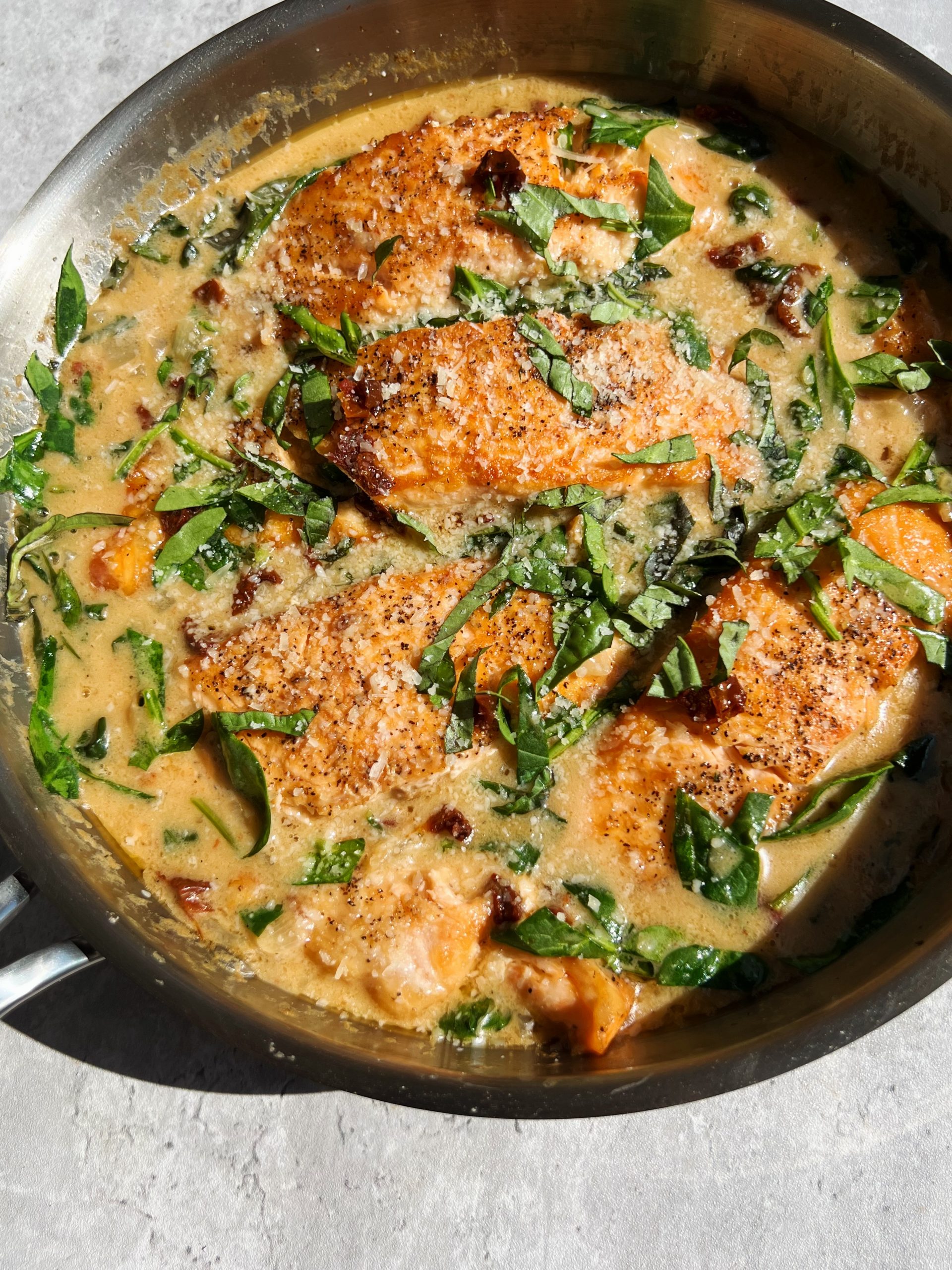 Creamy Tuscan Salmon