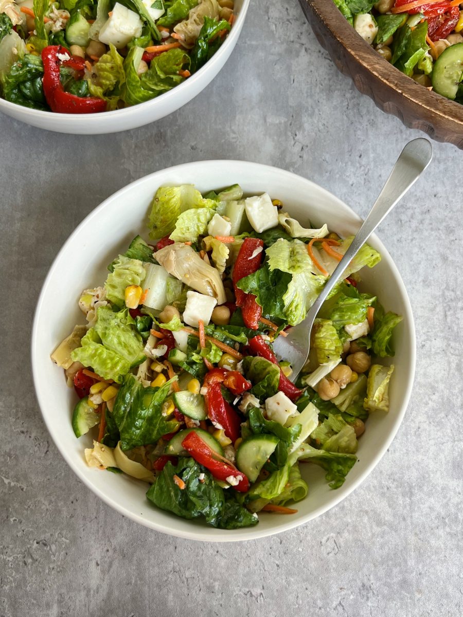 chopped veggie salad