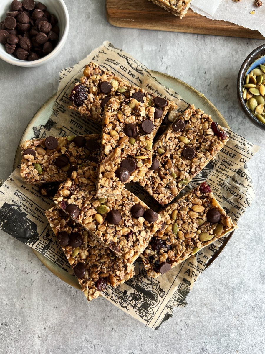 Trail Mix Granola Bars 