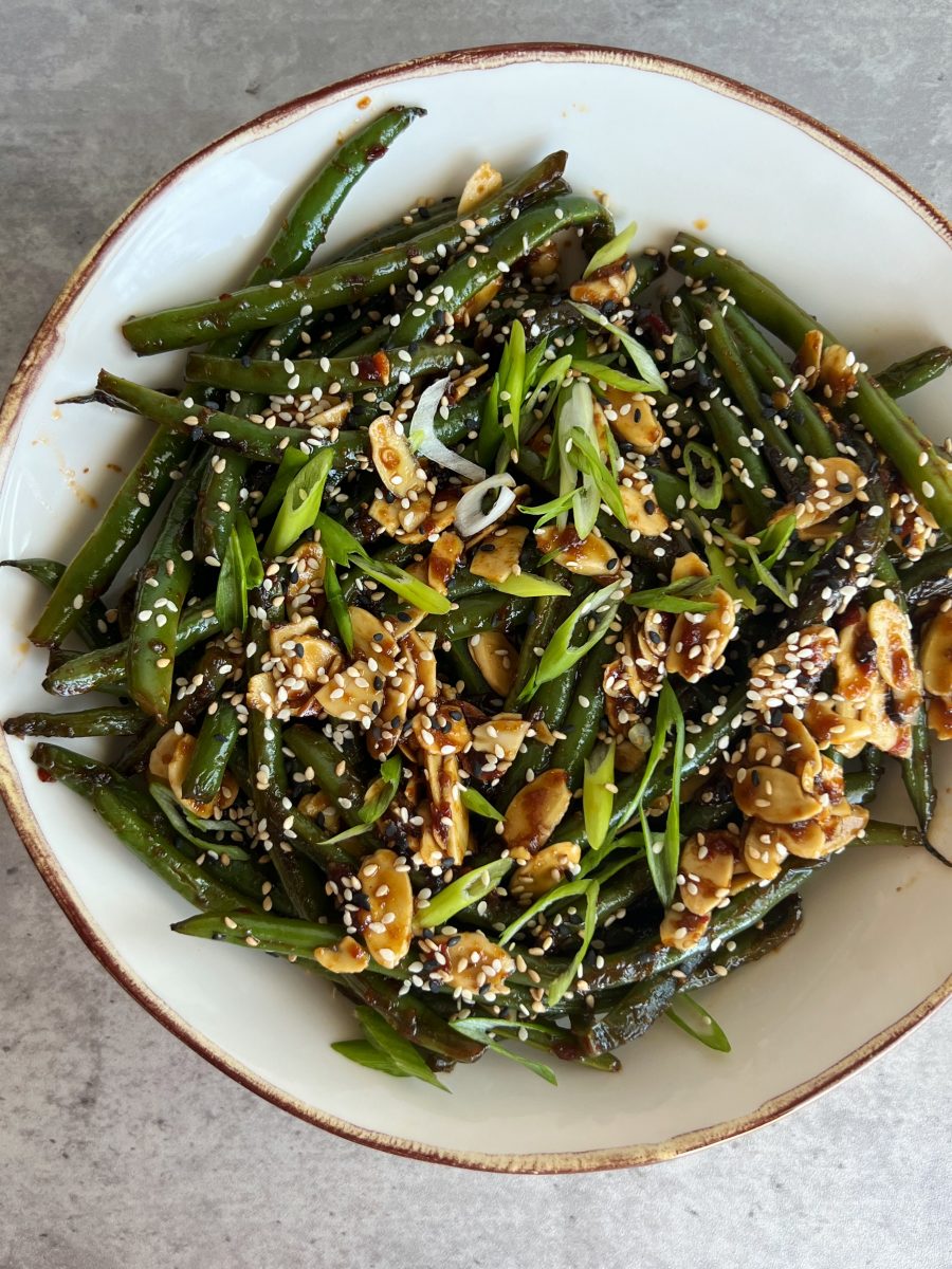 chili garlic green beans