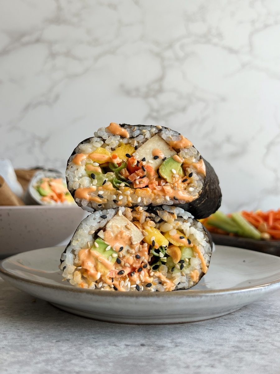 veggie sushi burrito