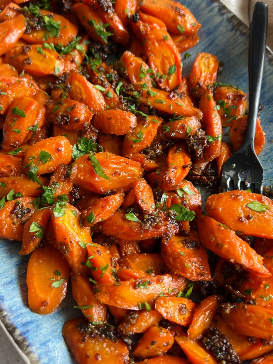 maple roasted carrots