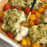 herb crusted cod