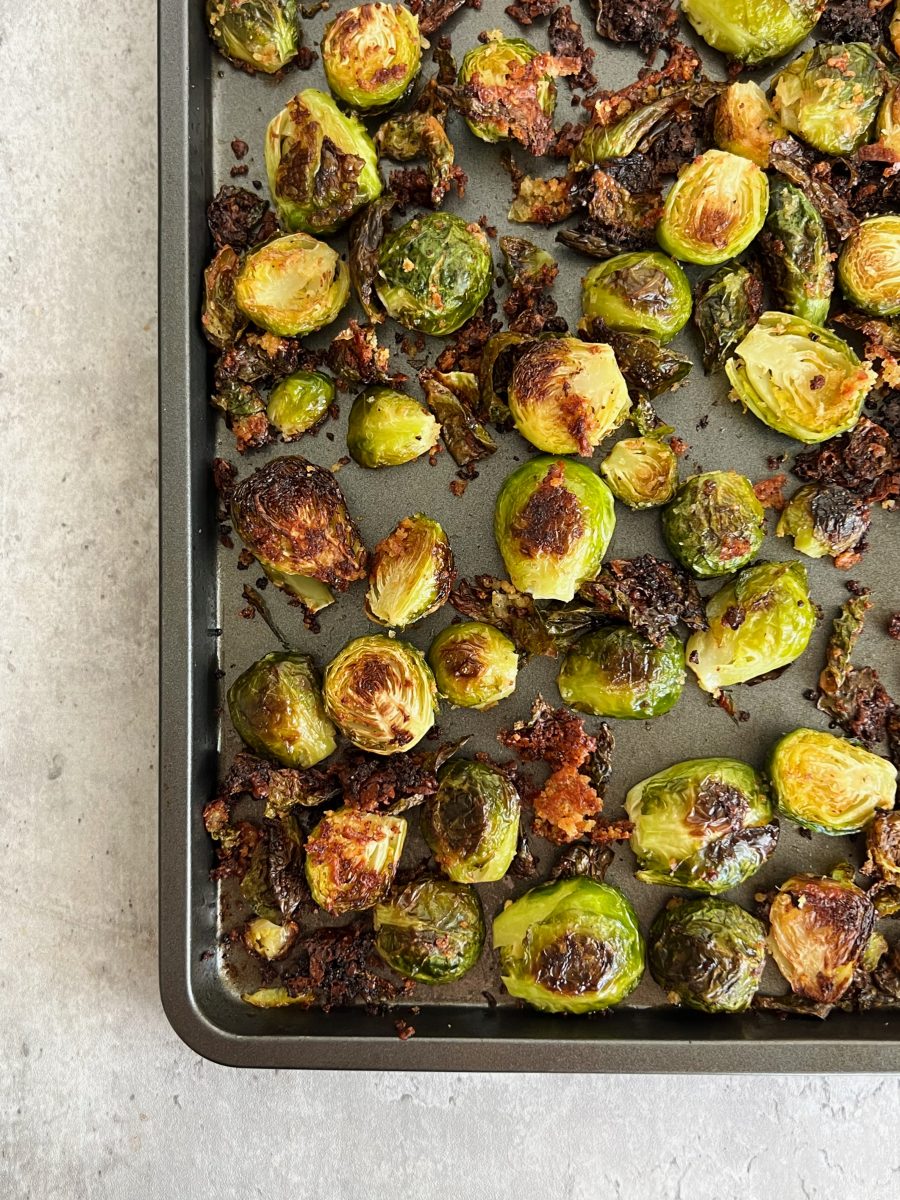 Parmesan Roasted Brussels Sprouts 