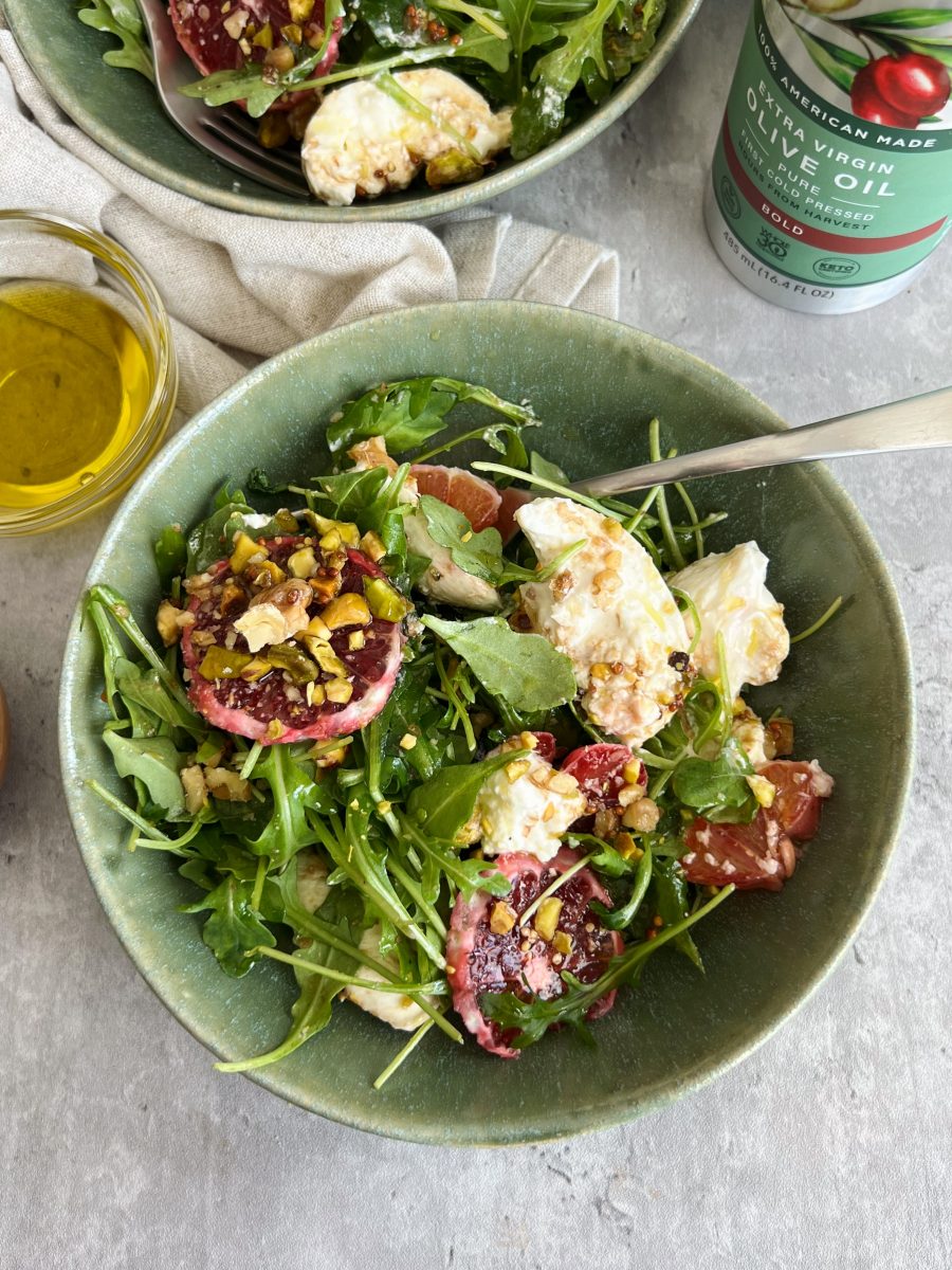 arugula burrata salad