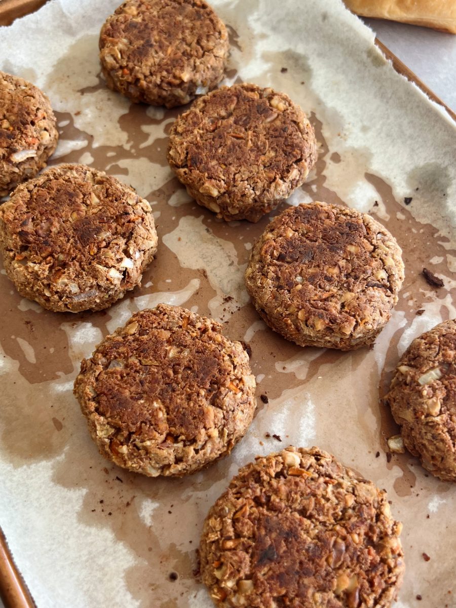 Walnut Lentil Veggie Burgers