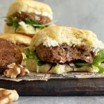 Walnut Lentil Veggie Burgers