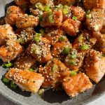 Tahini Maple Salmon Bites
