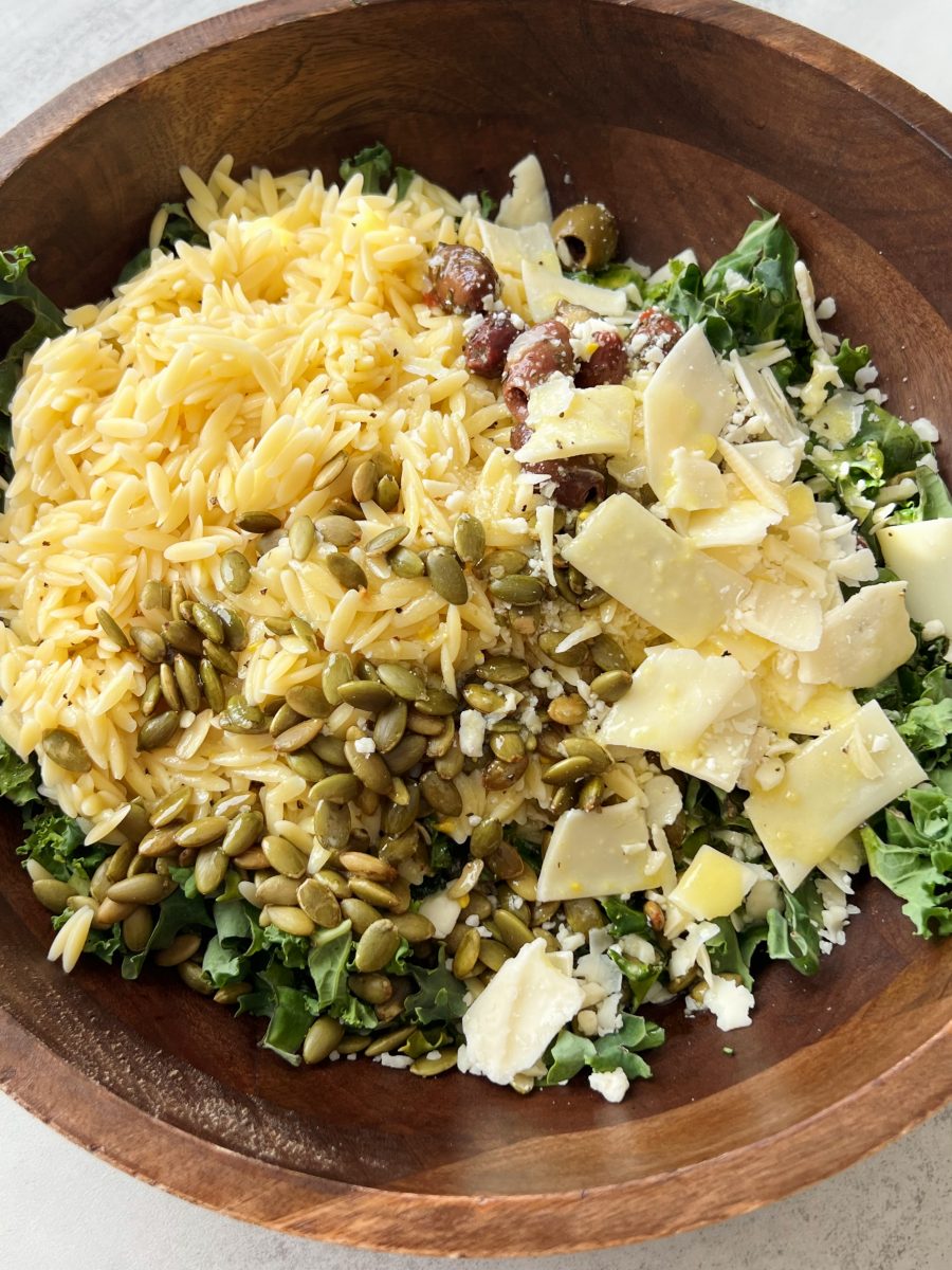 orzo kale salad