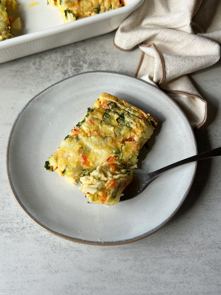 veggie egg bake