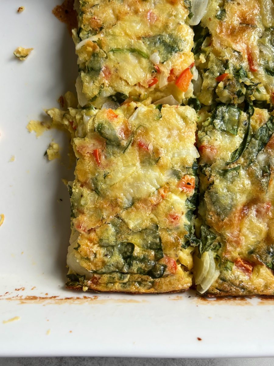 veggie egg bake
