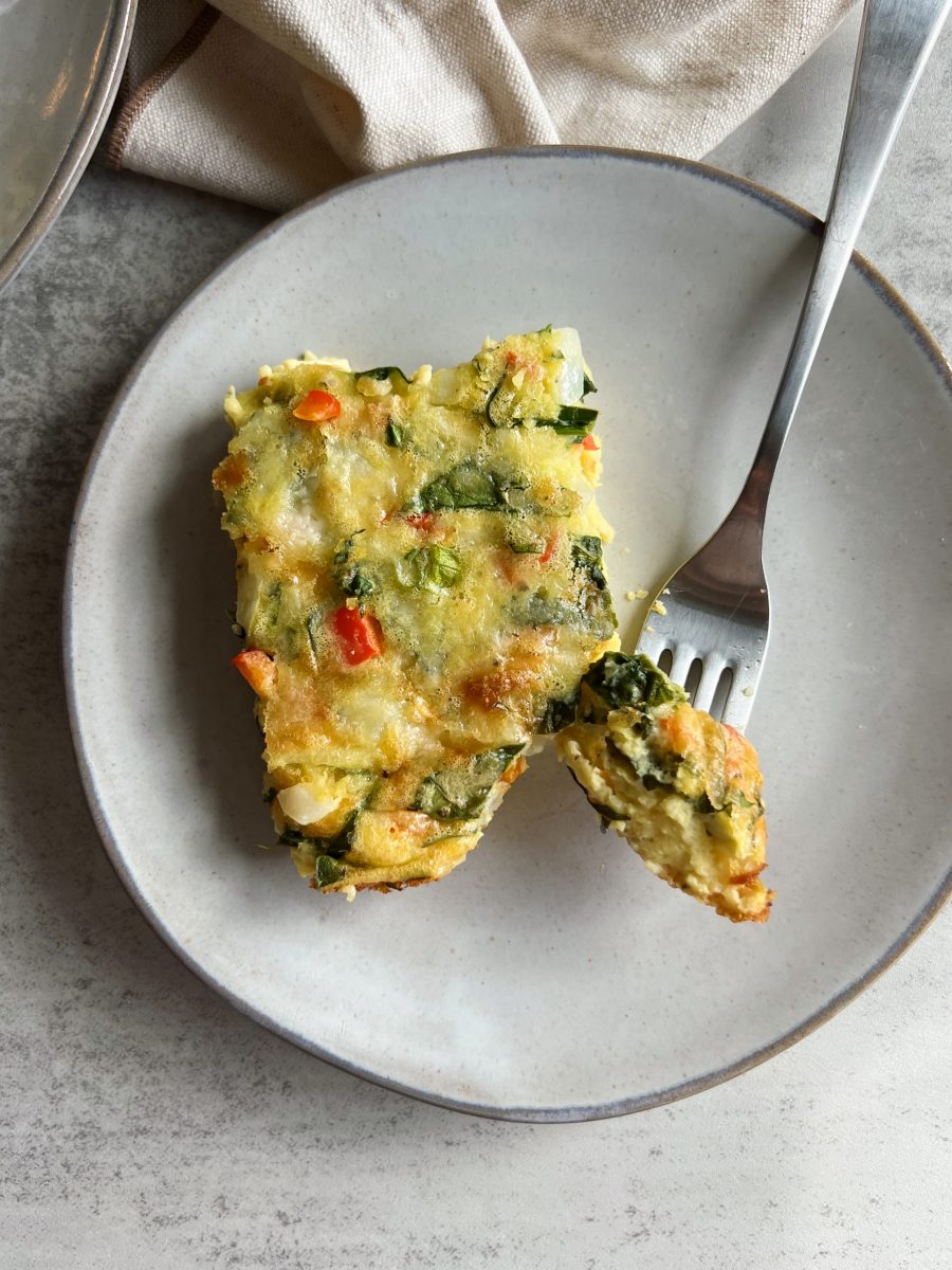 veggie egg bake