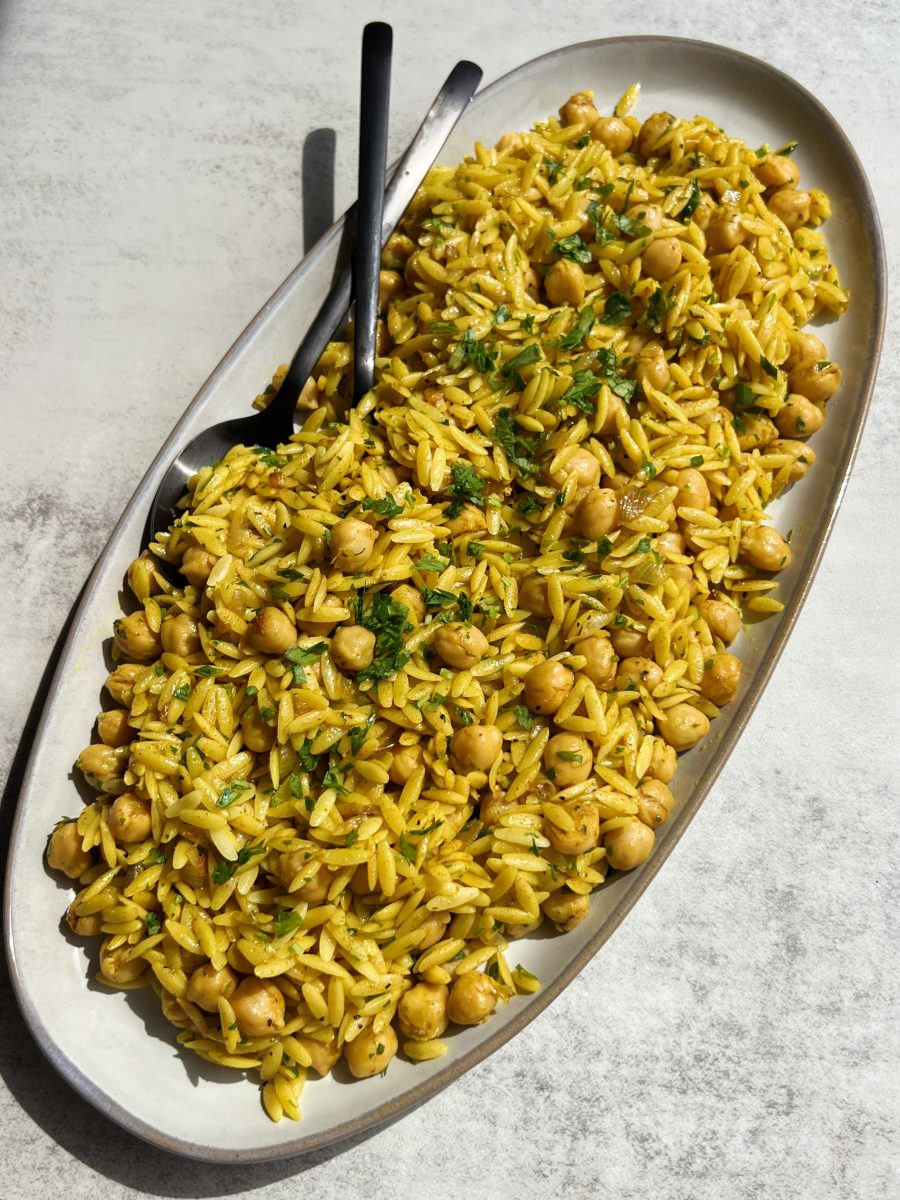 orzo and chickpeas