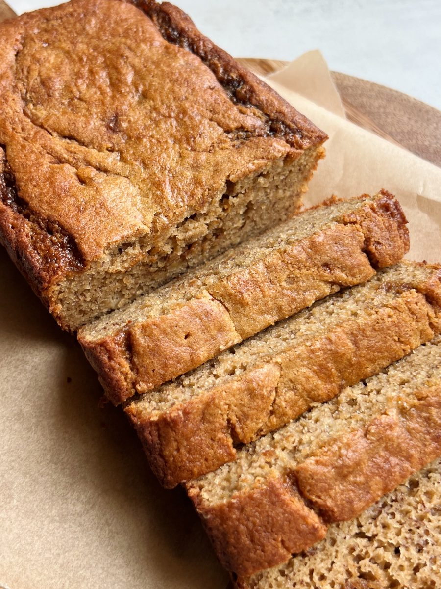 Grain-free Cinnamon Swirl Banana Bread