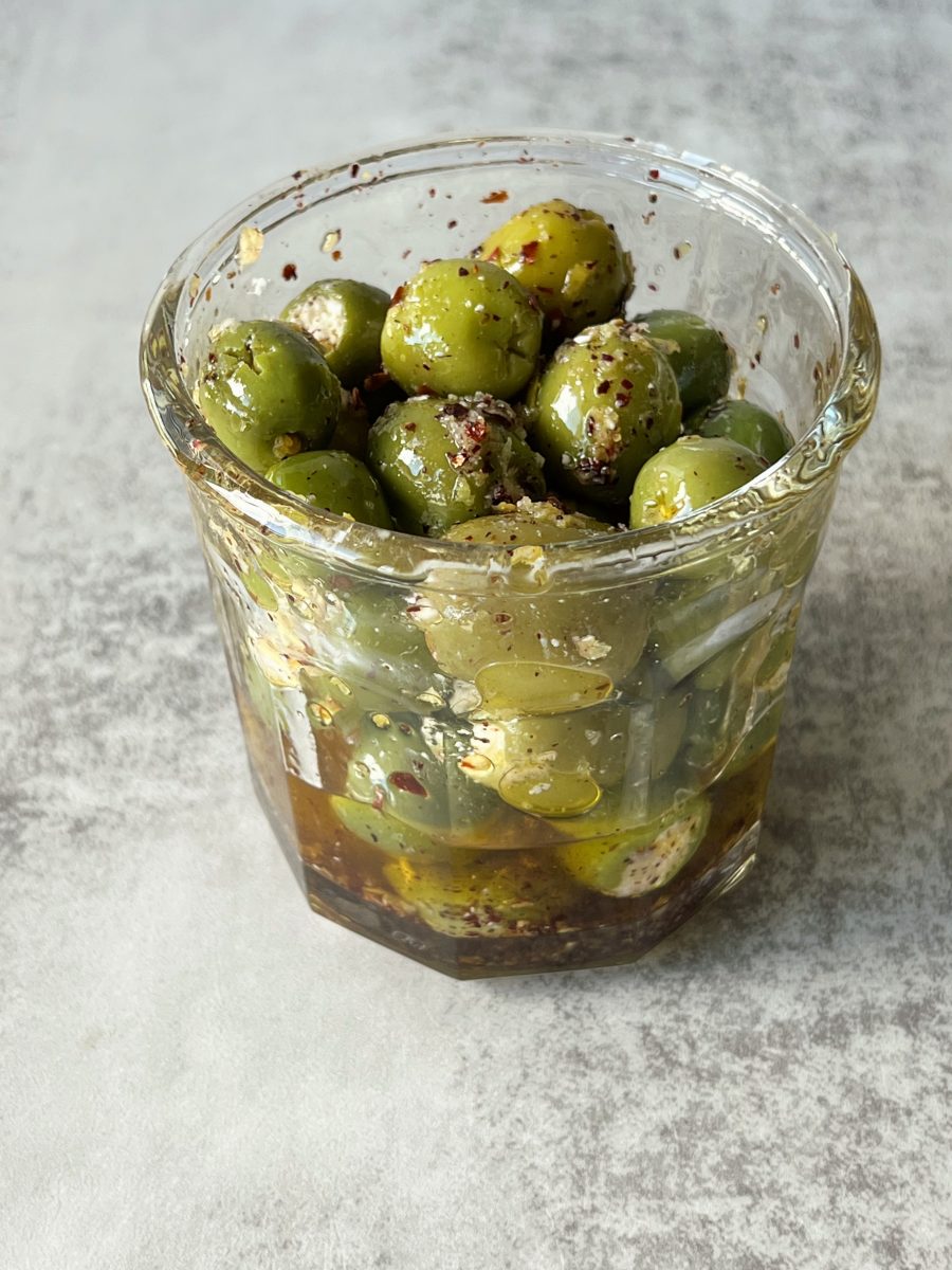spicy feta stuffed olives 