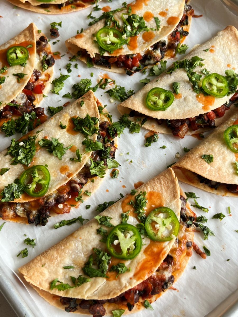 Baked Black Bean Kale Tacos