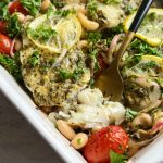 Pesto Baked Cod